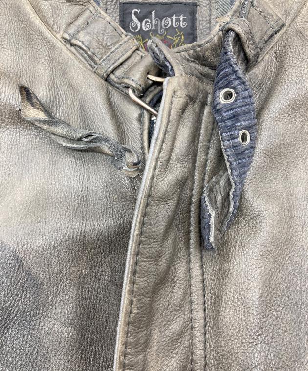 中古・古着通販】Schott (ショット) CLASSIC RACER JACKET USED加工