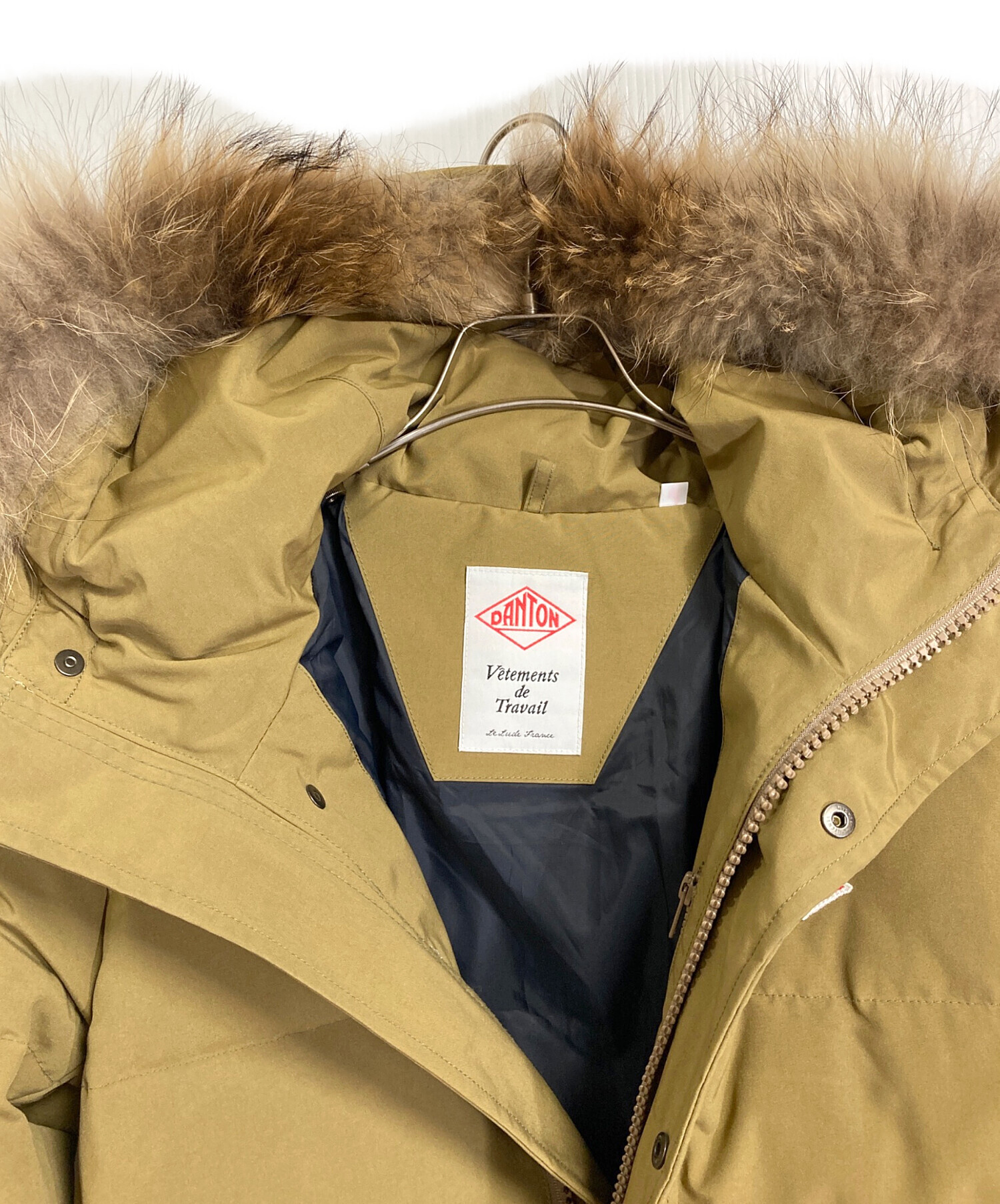 中古・古着通販】DANTON (ダントン) フード付きロングダウンコート