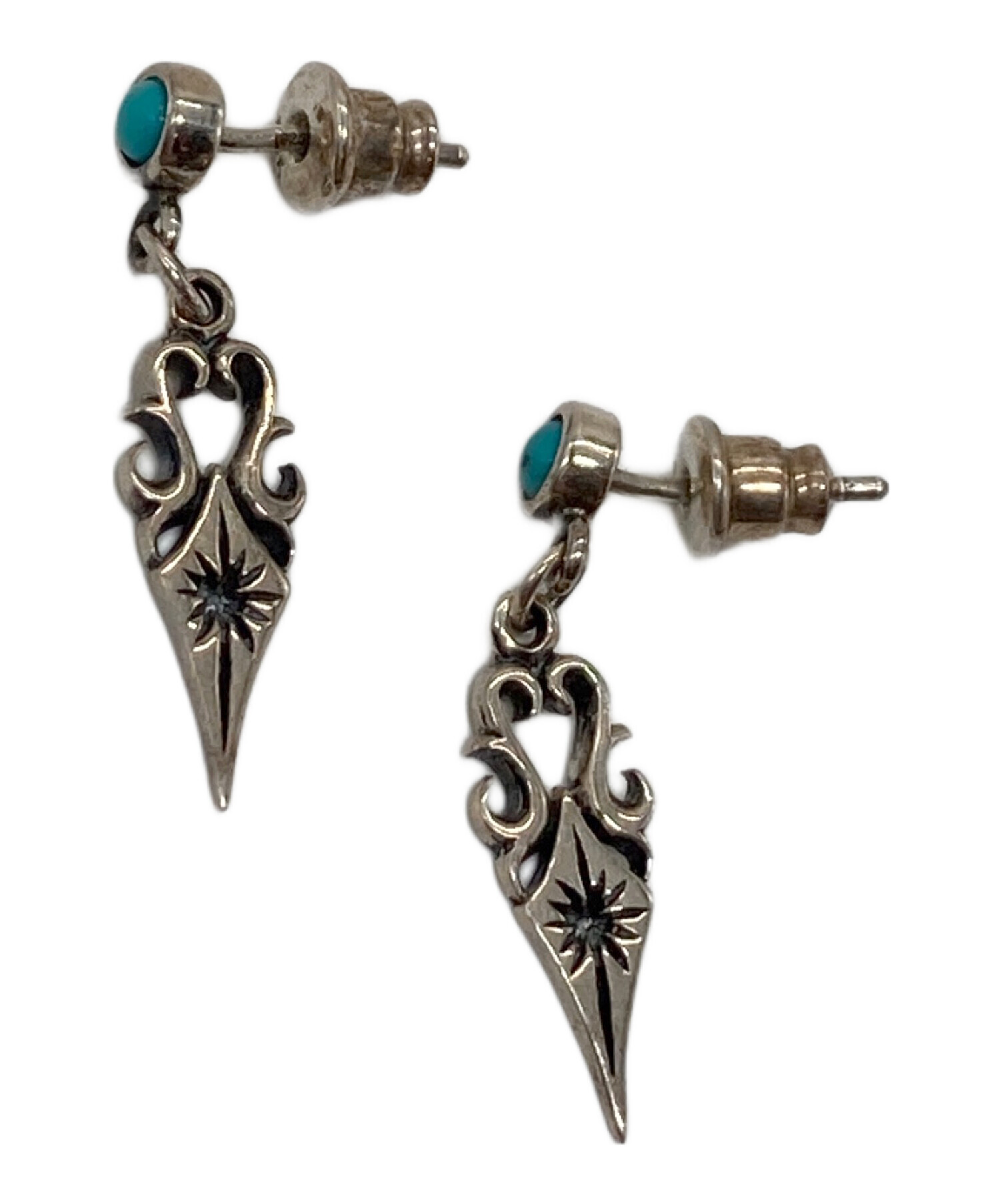 中古・古着通販】SAAD (サード) ターコイズピアス シルバー925 サイズ