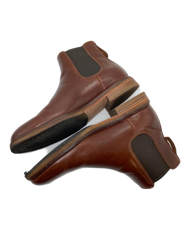 クラークス サイドゴアブーツ ブラウン UK7／US8 中古・古着通販】CLARKS (クラークス) サイドゴアブーツ レザーブーツ