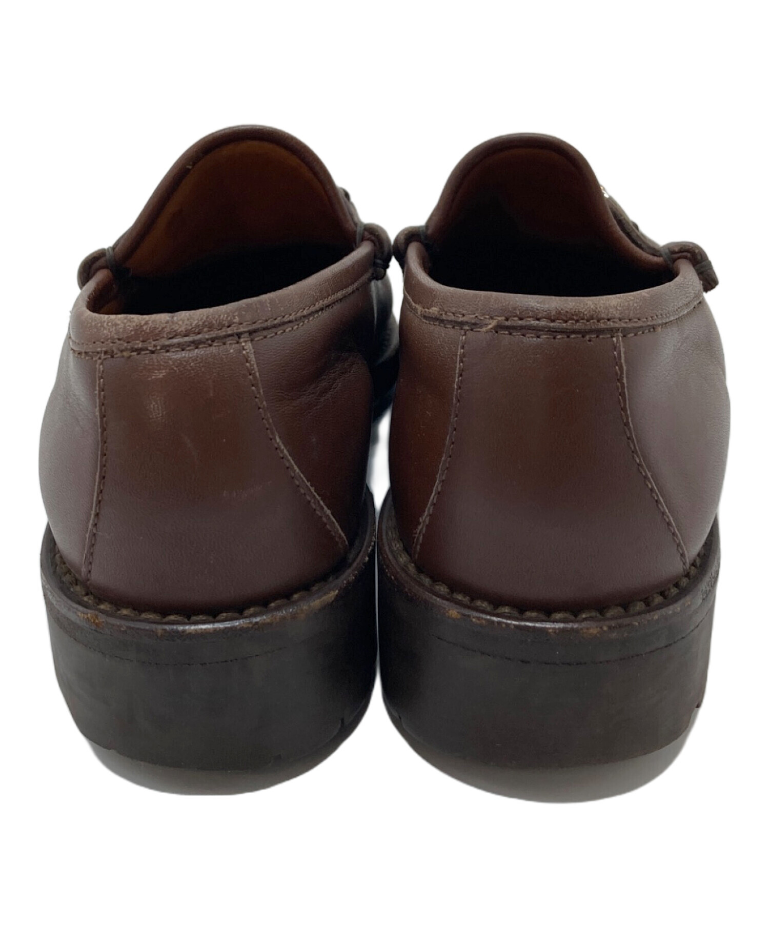 中古・古着通販】GUCCI (グッチ) ホースビット レザー ローファー