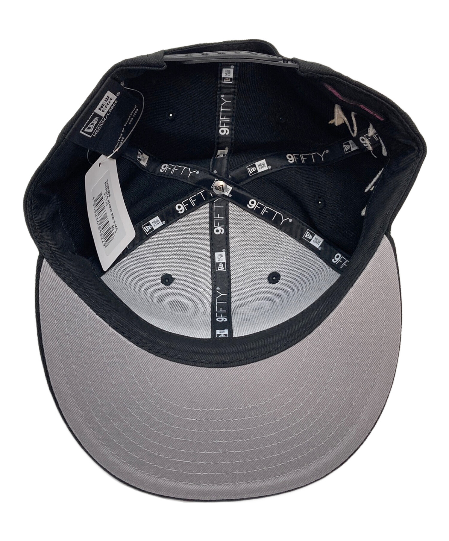 [新品未開封]RIEHATA×atmos pink×NEW ERAブラックS/M Big News!スペシャルトリプルコラボレーション！RIEHATA×atmos pink