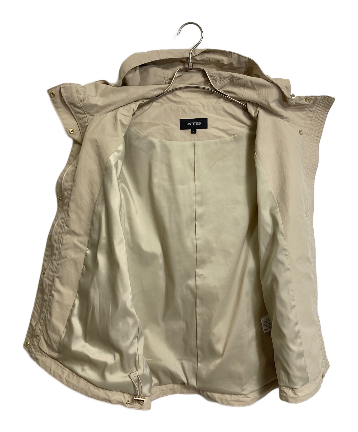 お値下げ！mounten polyester 新品未使用！ 中古・古着通販】UNTITLED (アンタイトル) オーバーマウンテンパーカ