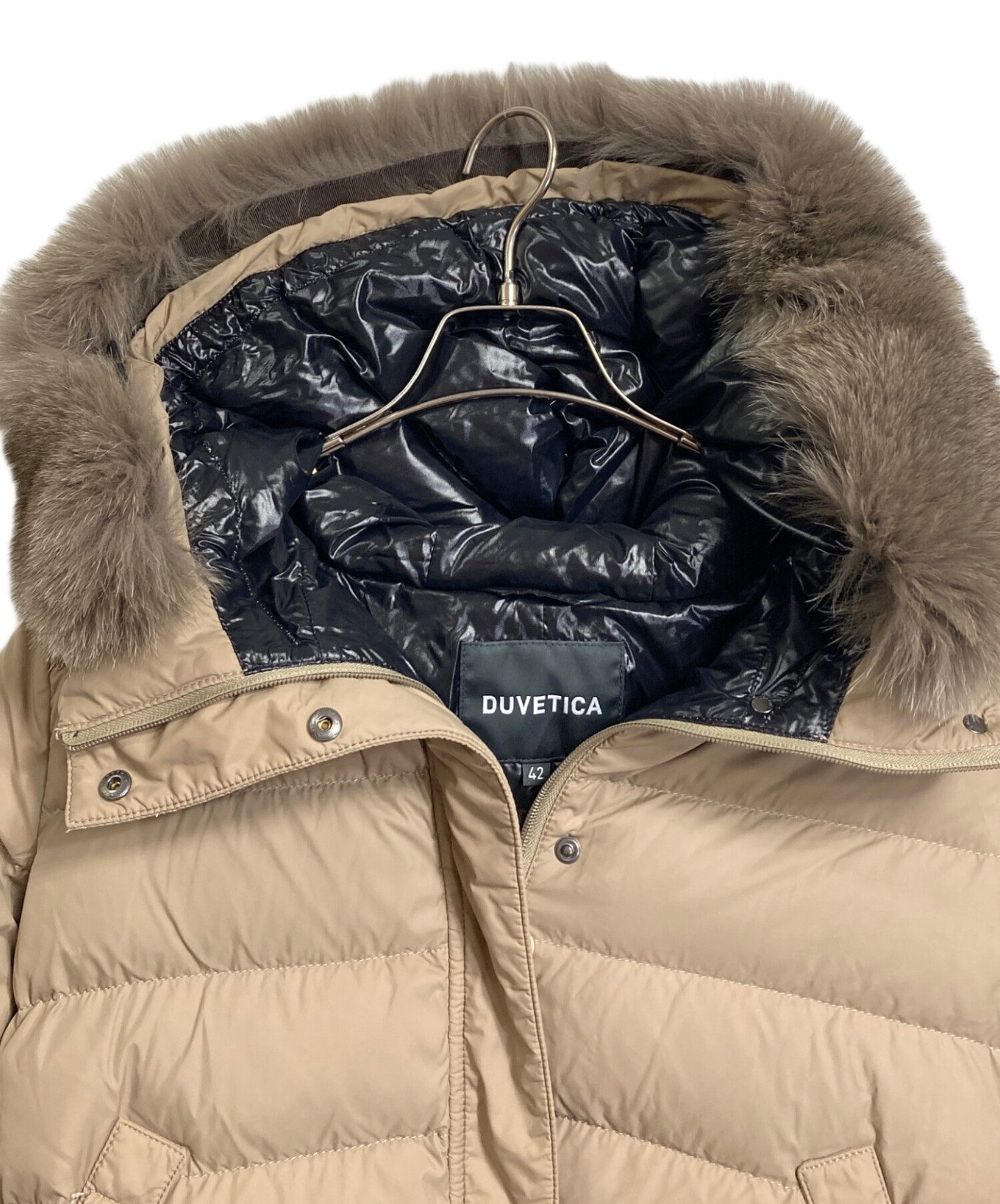 中古・古着通販】DUVETICA (デュベティカ) DONNA brown fur-fox ドンナ