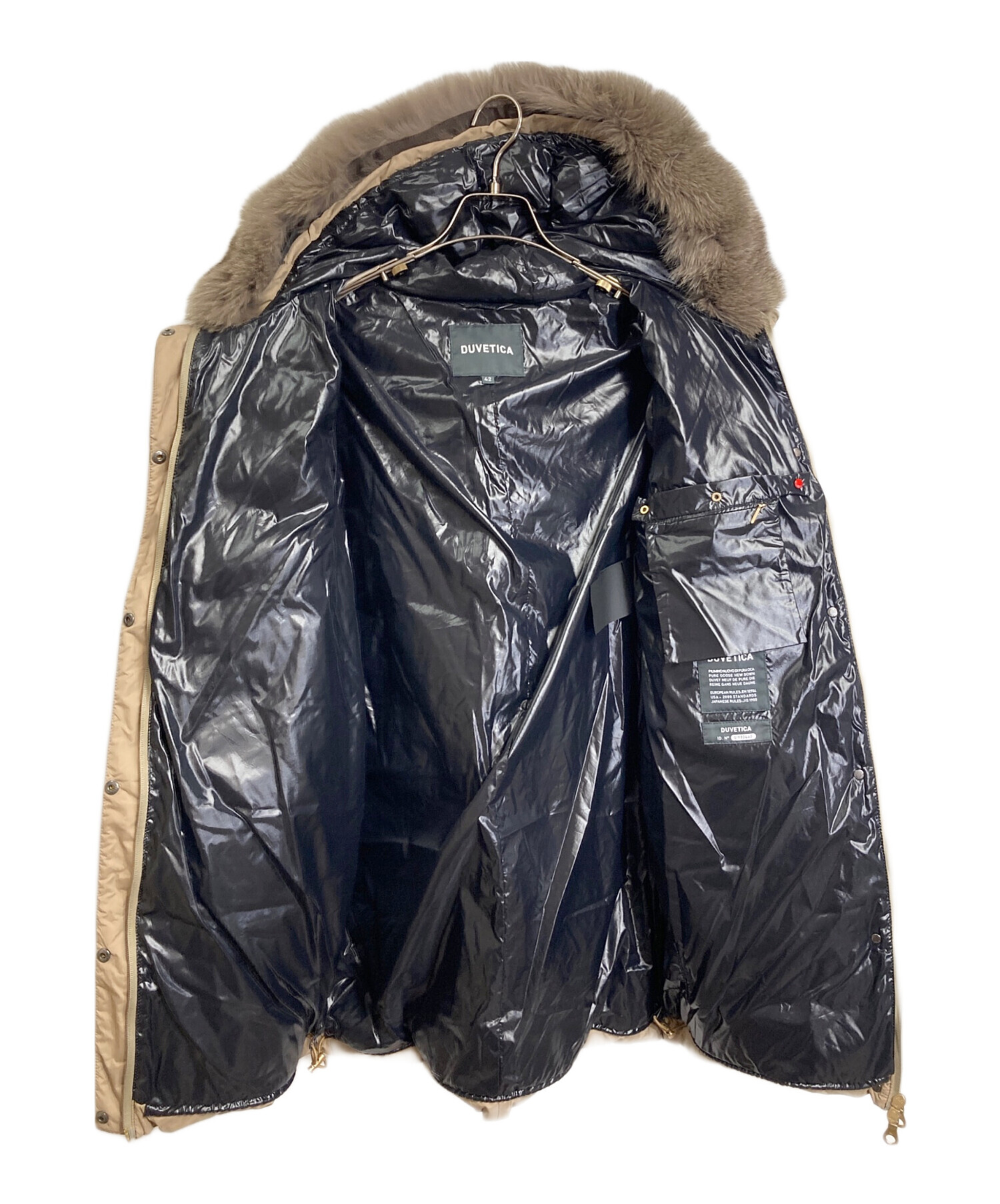 中古・古着通販】DUVETICA (デュベティカ) DONNA brown fur-fox ドンナ