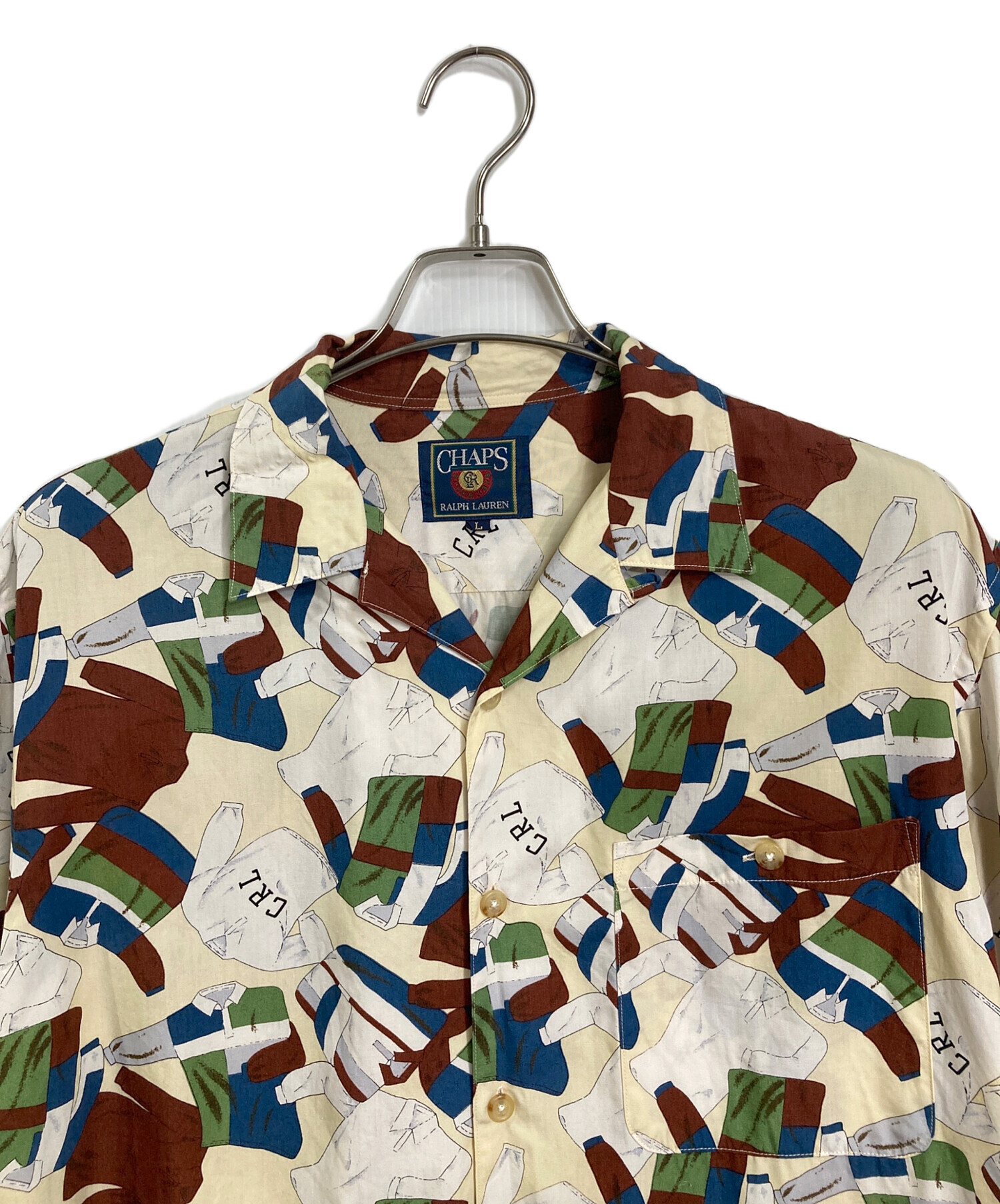 90s CHAPS RALPH LAUREN ラルフローレンコットンアロハシャツ 中古・古着通販】CHAPS RALPH LAUREN (チャップス ラルフローレン