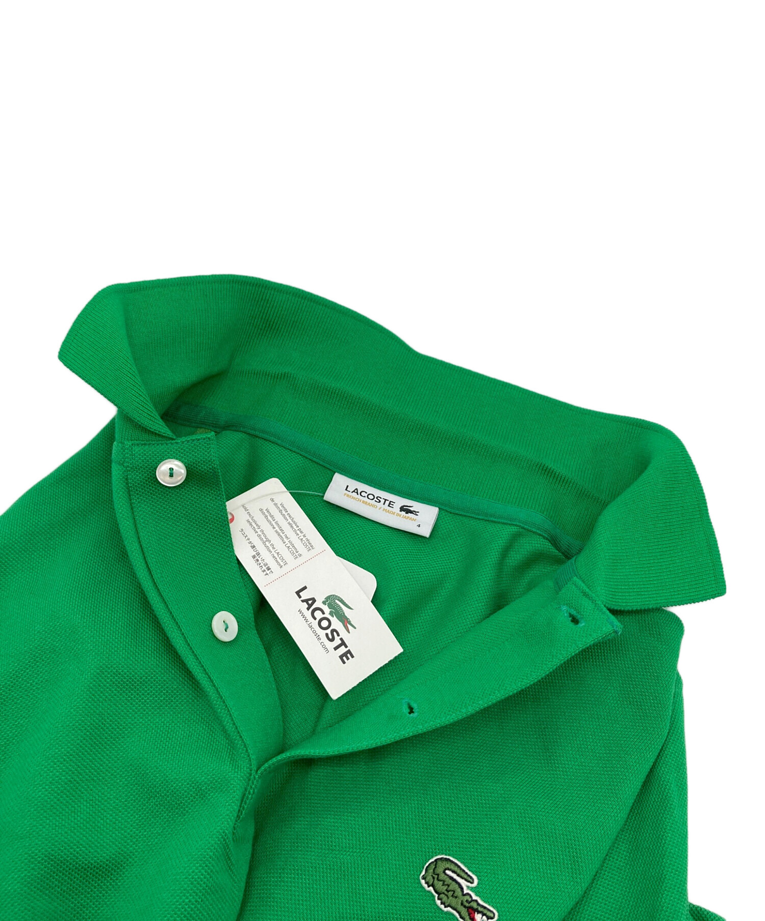 中古・古着通販】LACOSTE (ラコステ) ポロシャツ コットンポロ 日本製