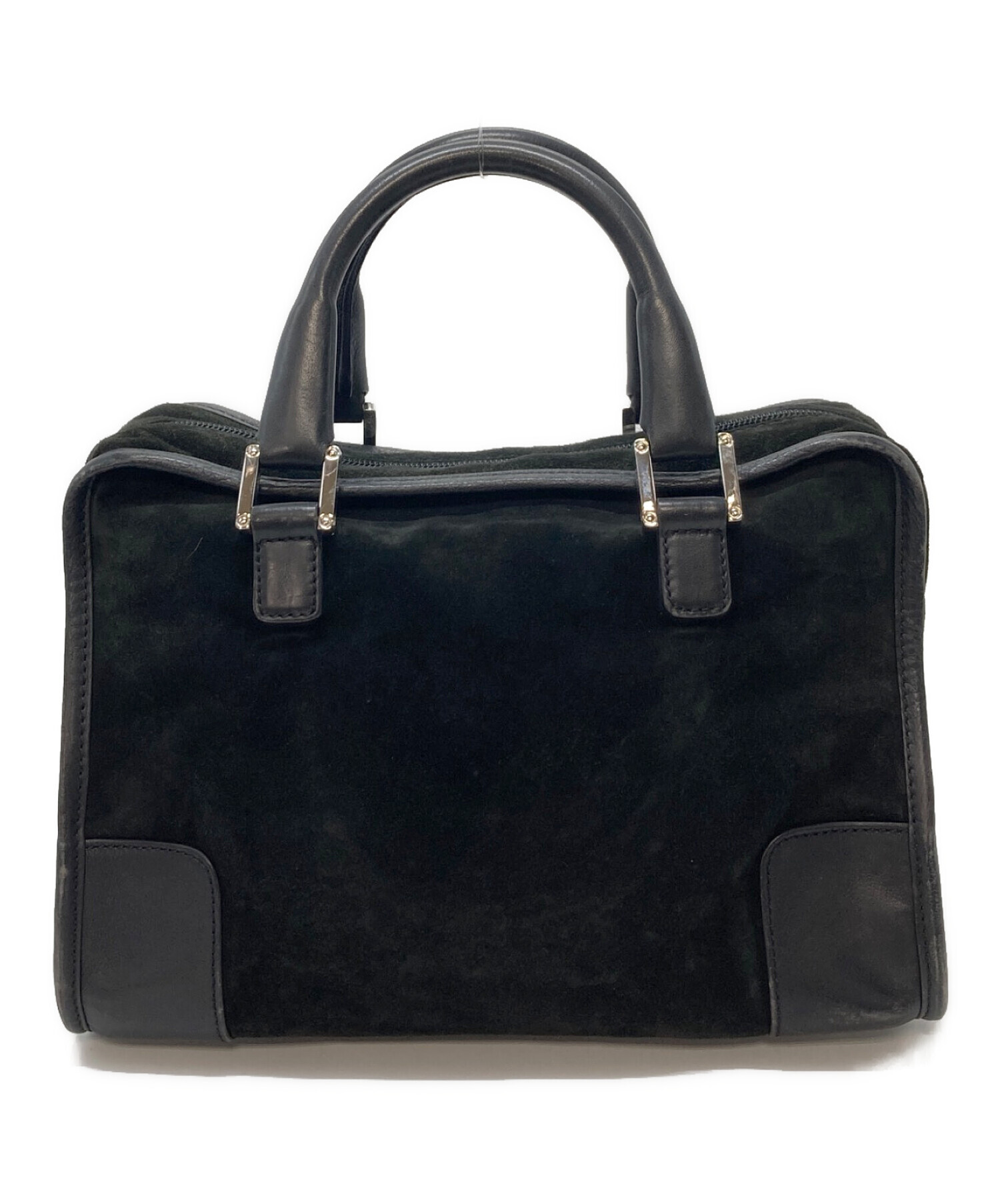 中古・古着通販】LOEWE (ロエベ) スエードハンドバッグ アマソナ 