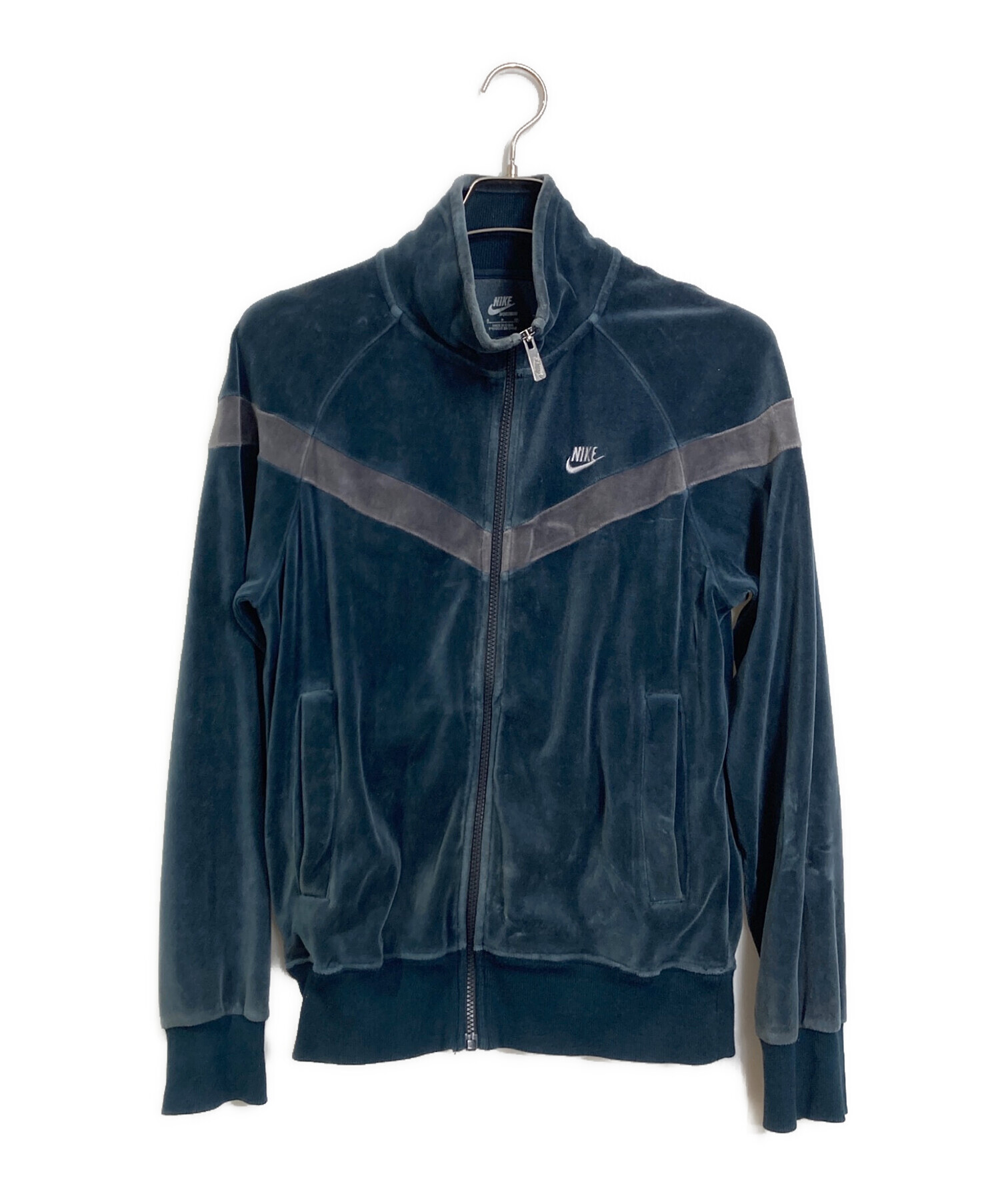 中古・古着通販】NIKE (ナイキ) ベロアトラックジャケット ラグラン