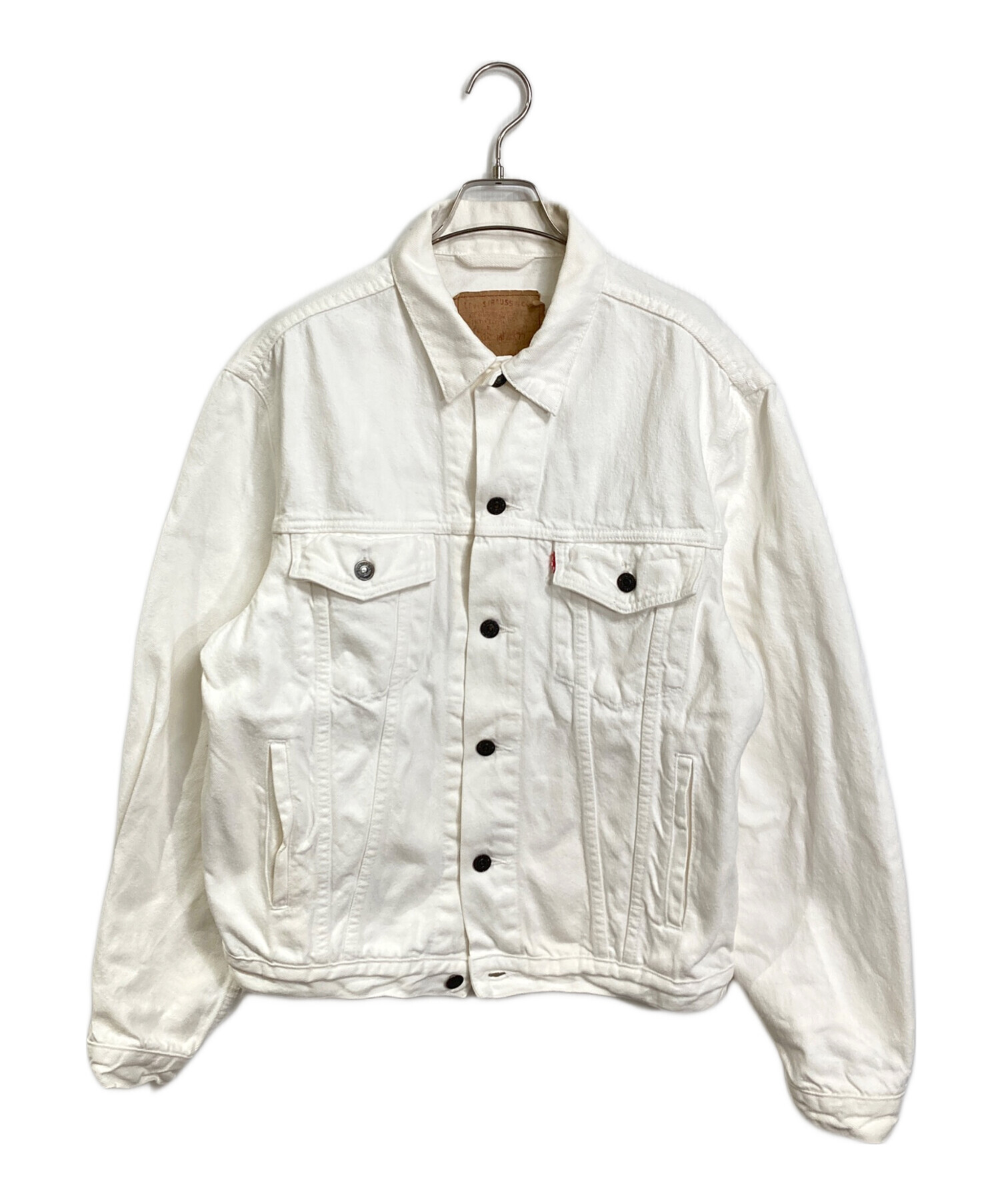 Levi's90’sユーロリーバイスホワイトデニムジャケットMチュニジア製 中古・古着通販】LEVI'S (リーバイス) Euro White Denim Jacket ユーロ