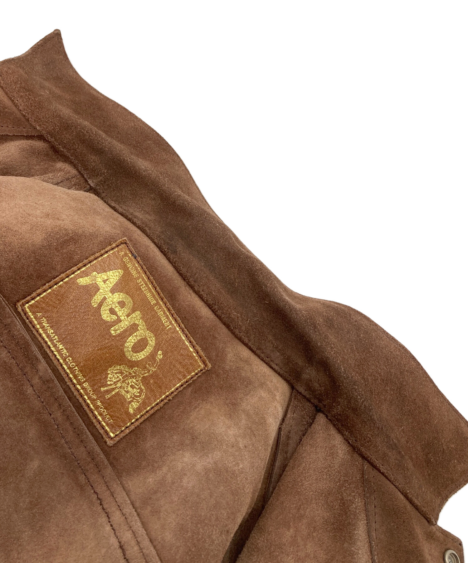 中古・古着通販】Aero LEATHER (エアロレザー) スウェードジャケット