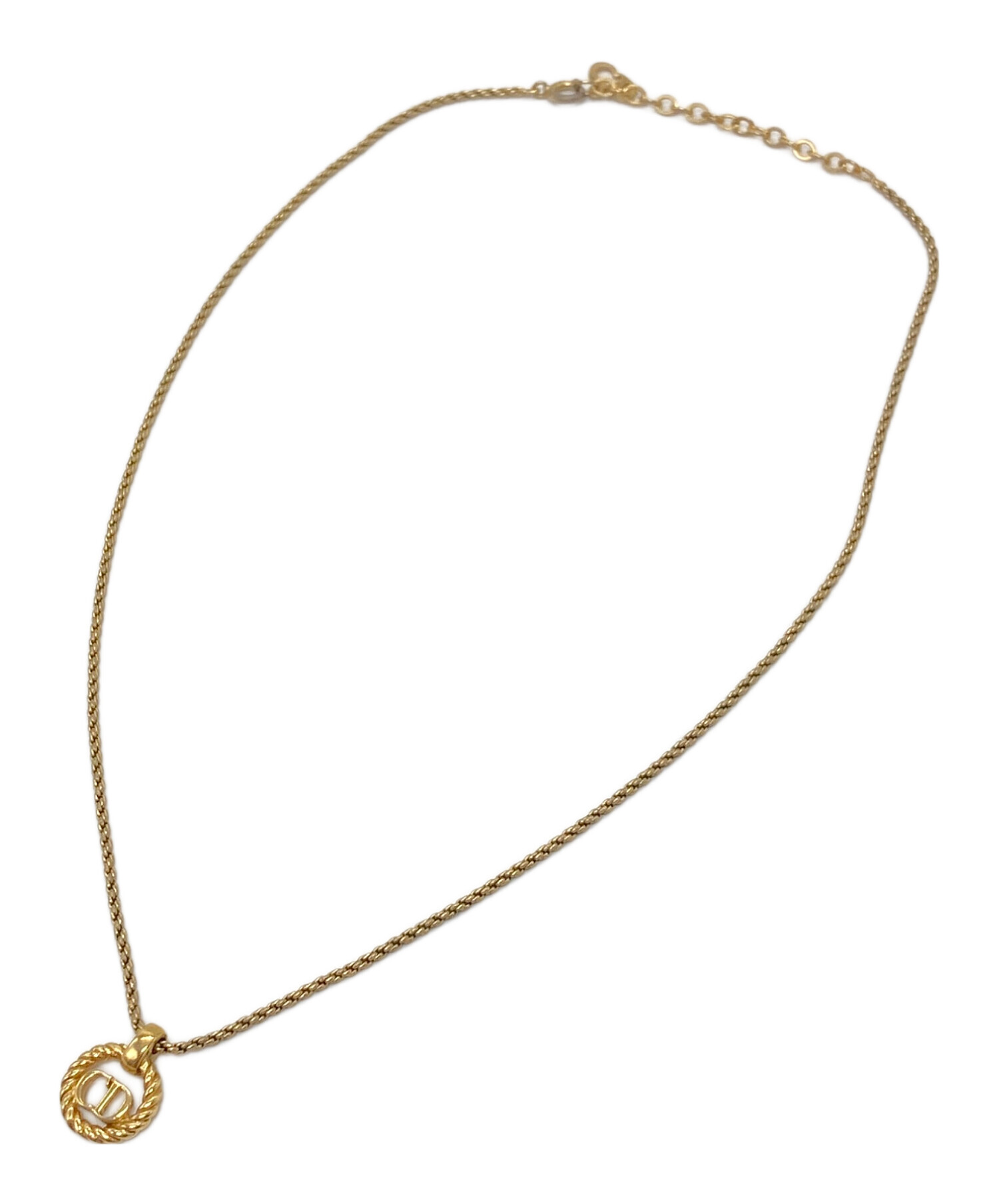 【希少】ChristianDior CDロゴ　チョーカー　ネックレス　ゴールド 楽天市場】Christian DiorクリスチャンディオールCDアイコンネックレス