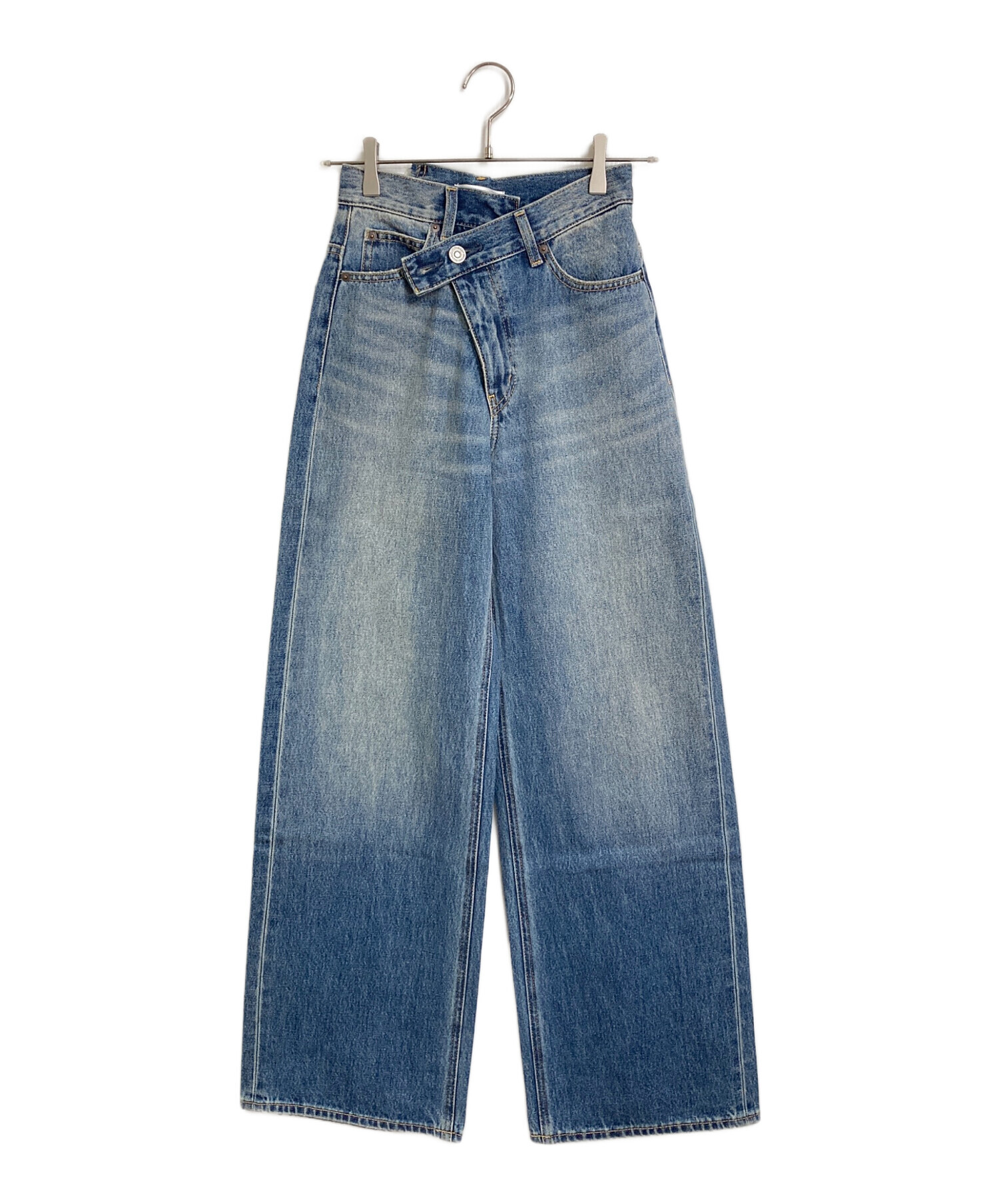 パンツ CROSS WAIST WIDE STRAIGHT size0 CROSS WAIST WIDE STRAIGHT / クロスウエストワイドストレート（デニム
