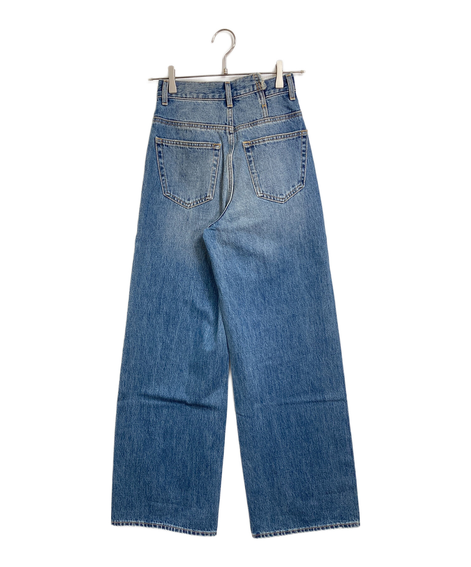中古・古着通販】moussy (マウジー) CROSS WAIST WIDE STRAIGHT クロス