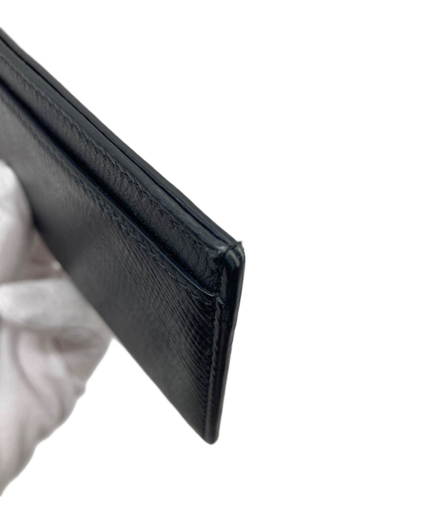 中古・古着通販】CELINE (セリーヌ) カードケース レザー ブラック