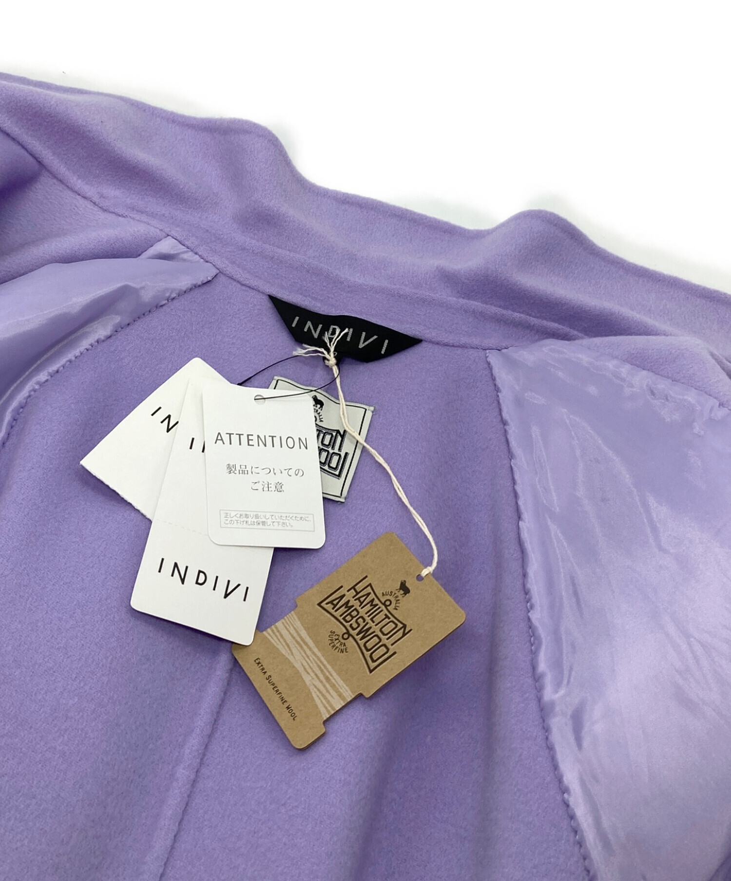 中古・古着通販】INDIVI (インディヴィ) ステンカラーリバーコート