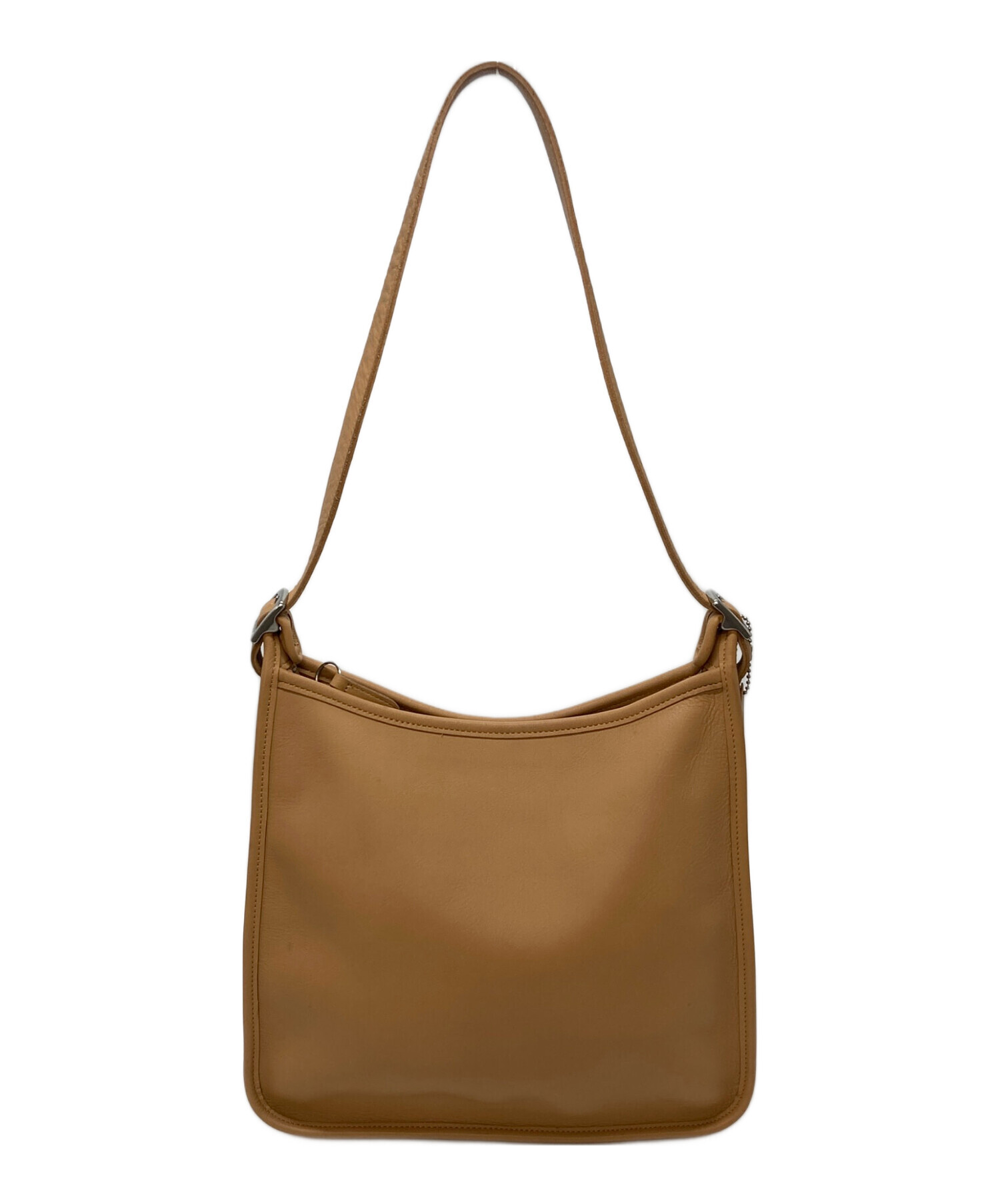 COACH レキシー　ショルダーバッグ ベージュ 中古・古着通販】COACH (コーチ) ワンショルダーバッグ レザーバッグ