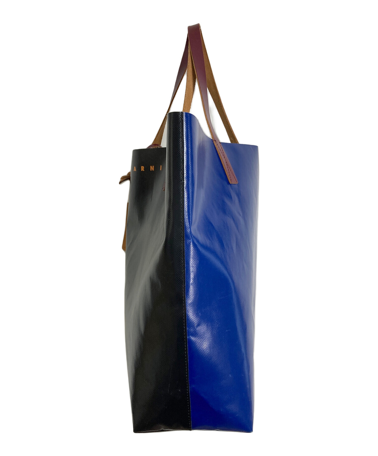 中古・古着通販】MARNI (マルニ) PVCトートバッグ ロゴトートバッグ