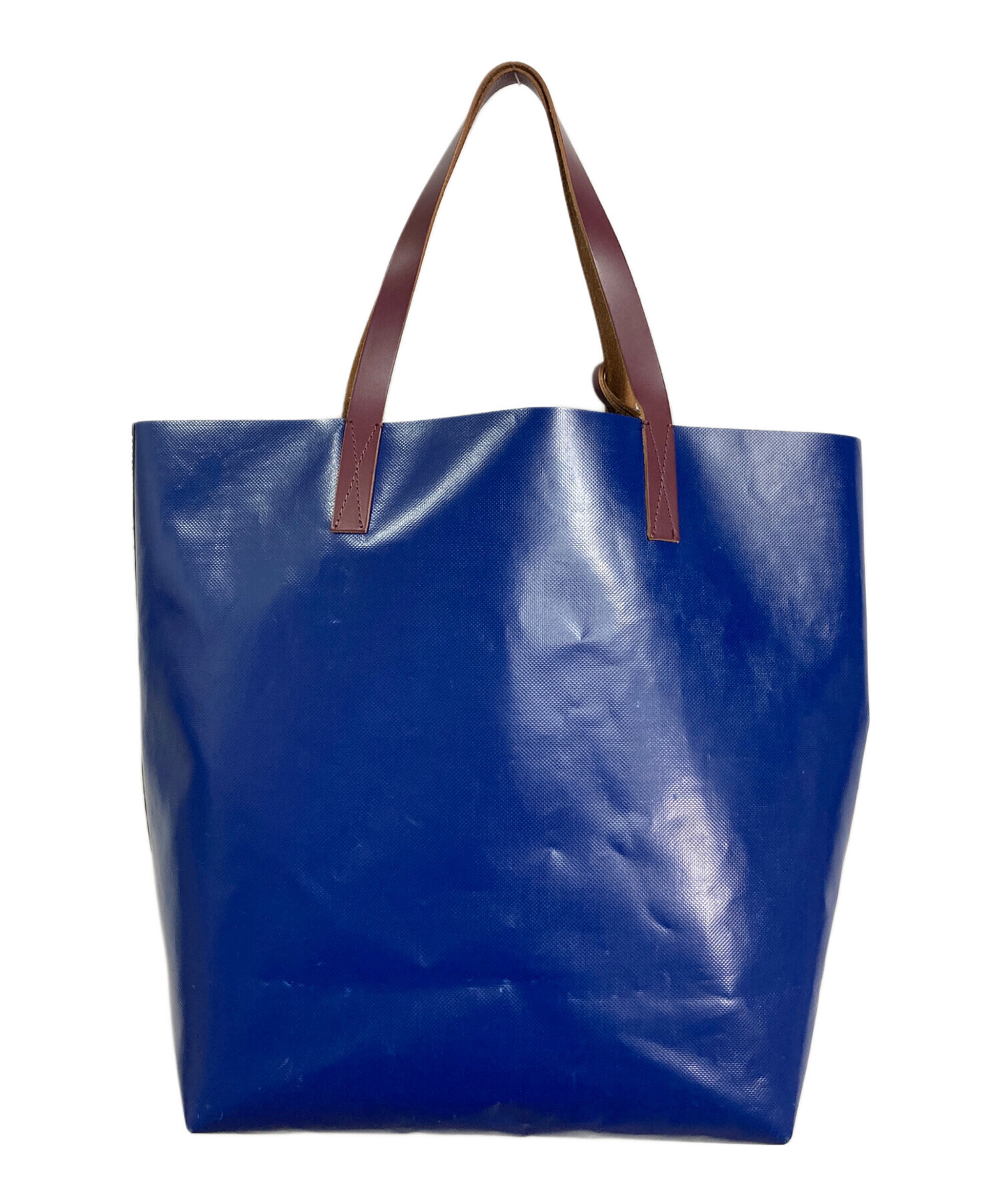 中古・古着通販】MARNI (マルニ) PVCトートバッグ ロゴトートバッグ