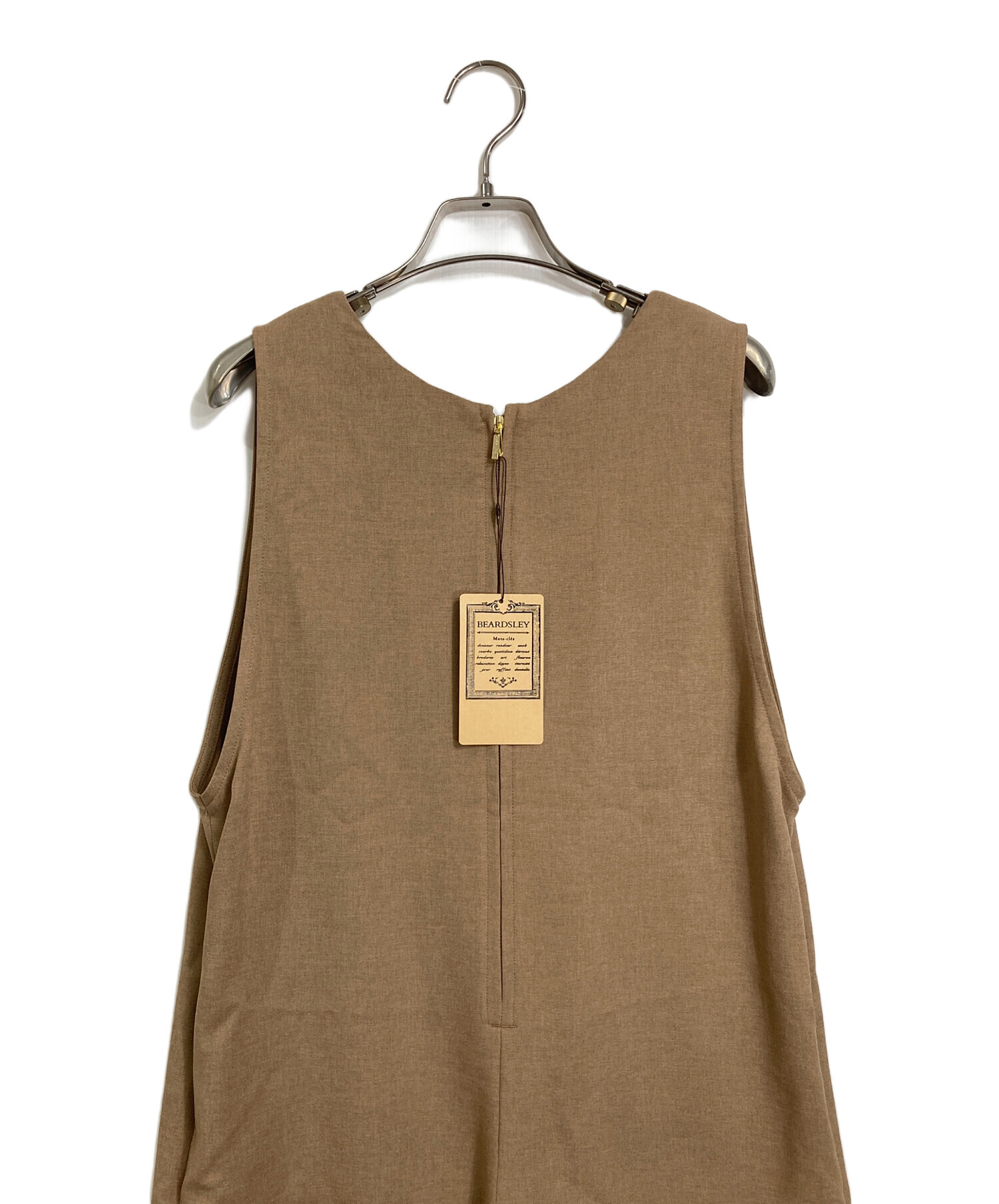 BEARDSLEY ビアズリー 前後で着られる 2WAY オールインワン 中古・古着通販】BEARDSLEY (ビアズリー) オールインワン ベージュ