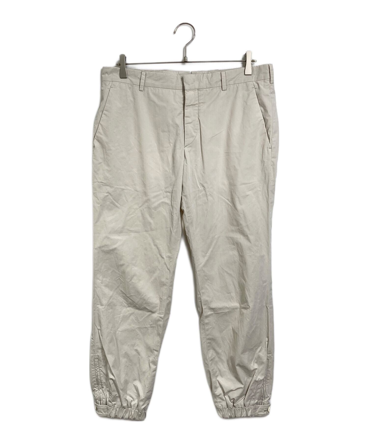 中古・古着通販】PRADA (プラダ) 裾ジップジョガーパンツ グレー