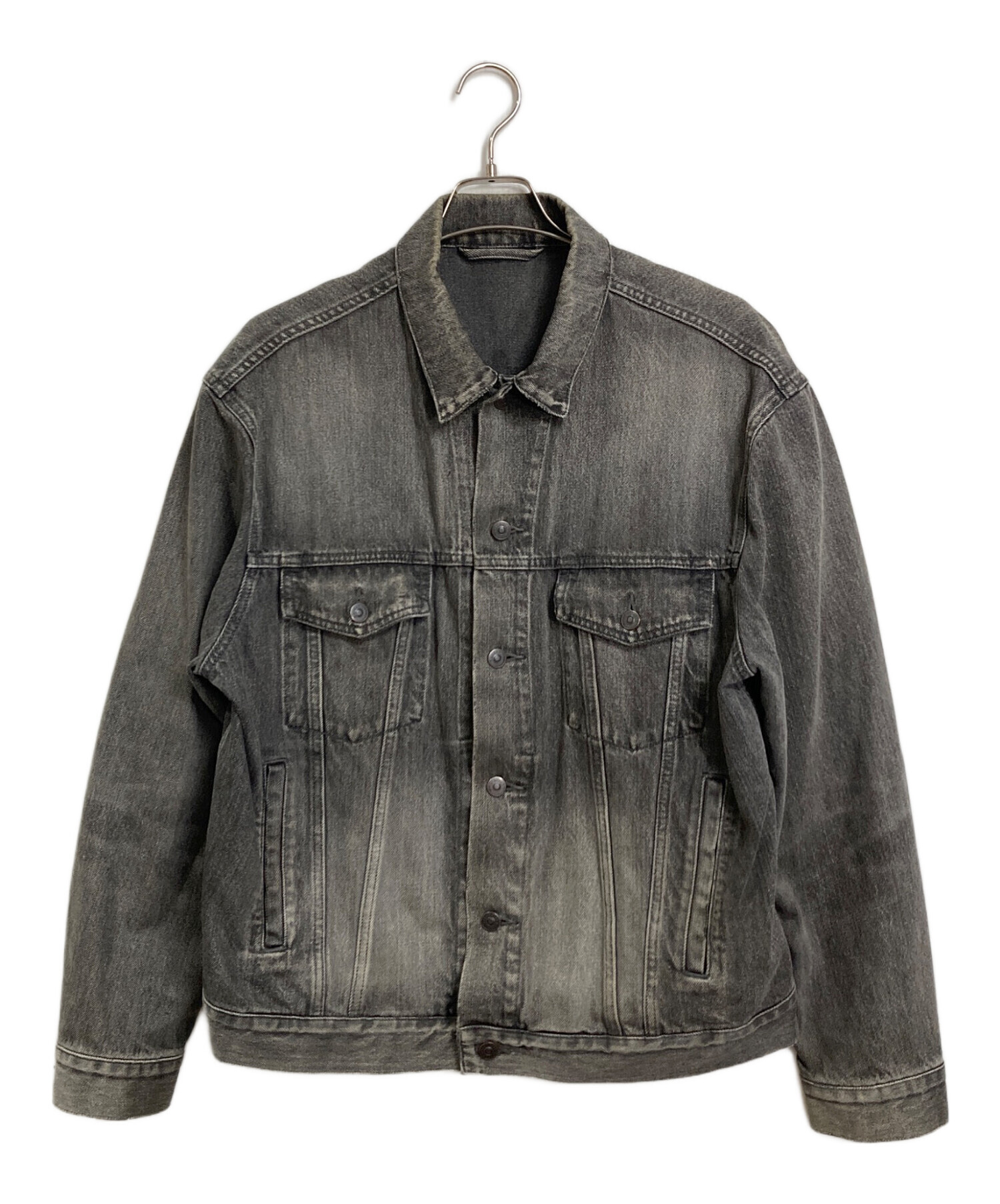 BALENCIAGA デニムジャケット 18SS BALENCIAGA（バレンシアガ） 18SS SINNERS DENIM JACKET バックロゴ