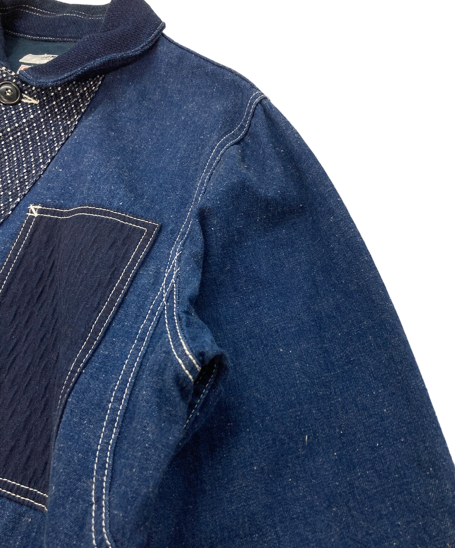 中古・古着通販】FDMTL (ファンダメンタル) パッチワーク カバーオール