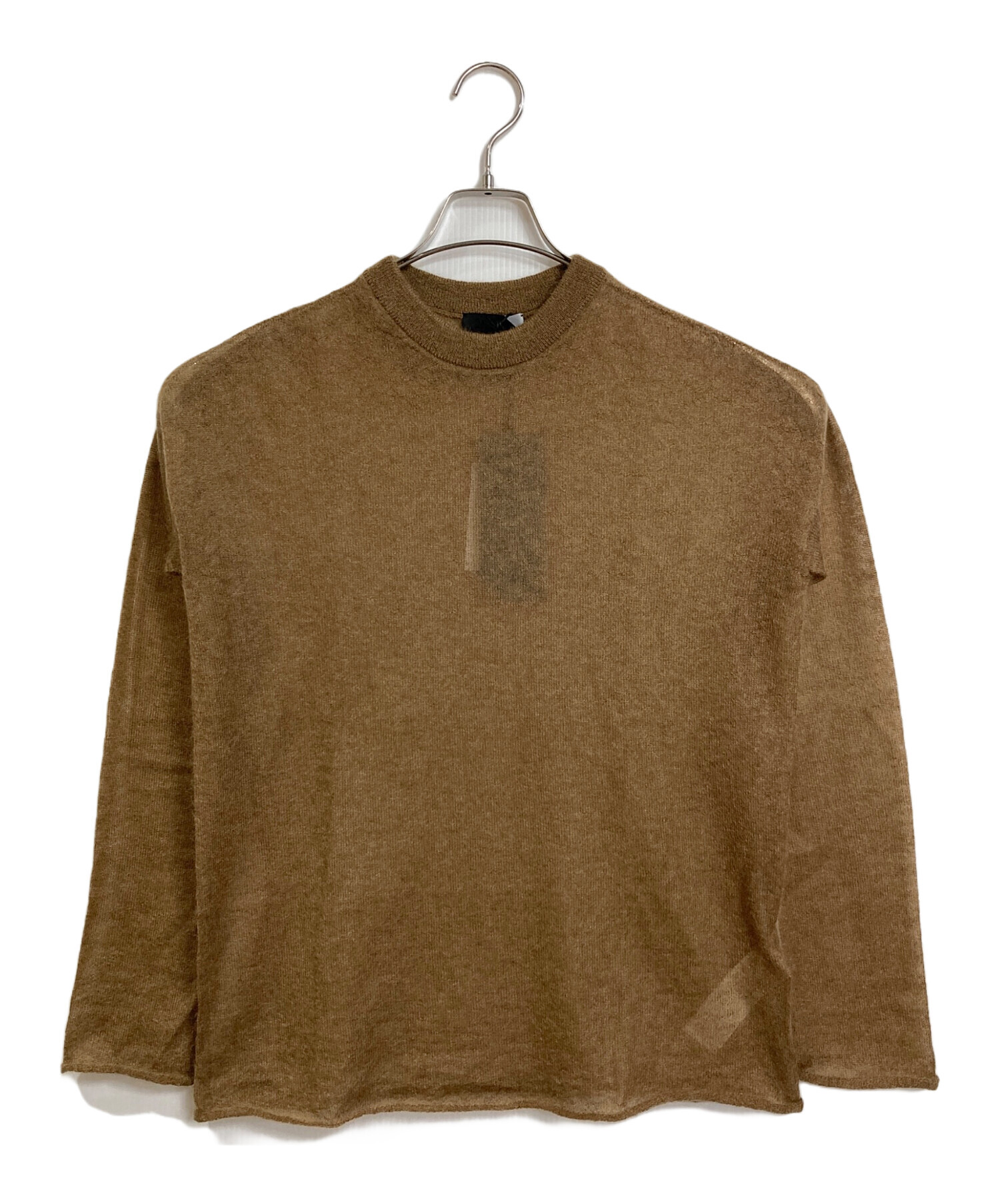 美品　ATON モヘアニット 中古・古着通販】ATON (エイトン) モヘア混クルーネックニット 長袖