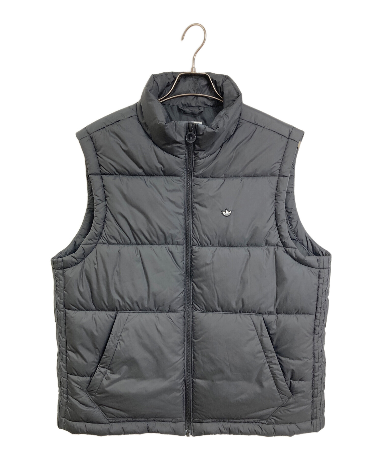 adidas アディダス ダウンジャケット/ダウンベスト メンズ 【古着】【中古】 中古・古着通販】adidas (アディダス) パデッドスタンドカラーパファー