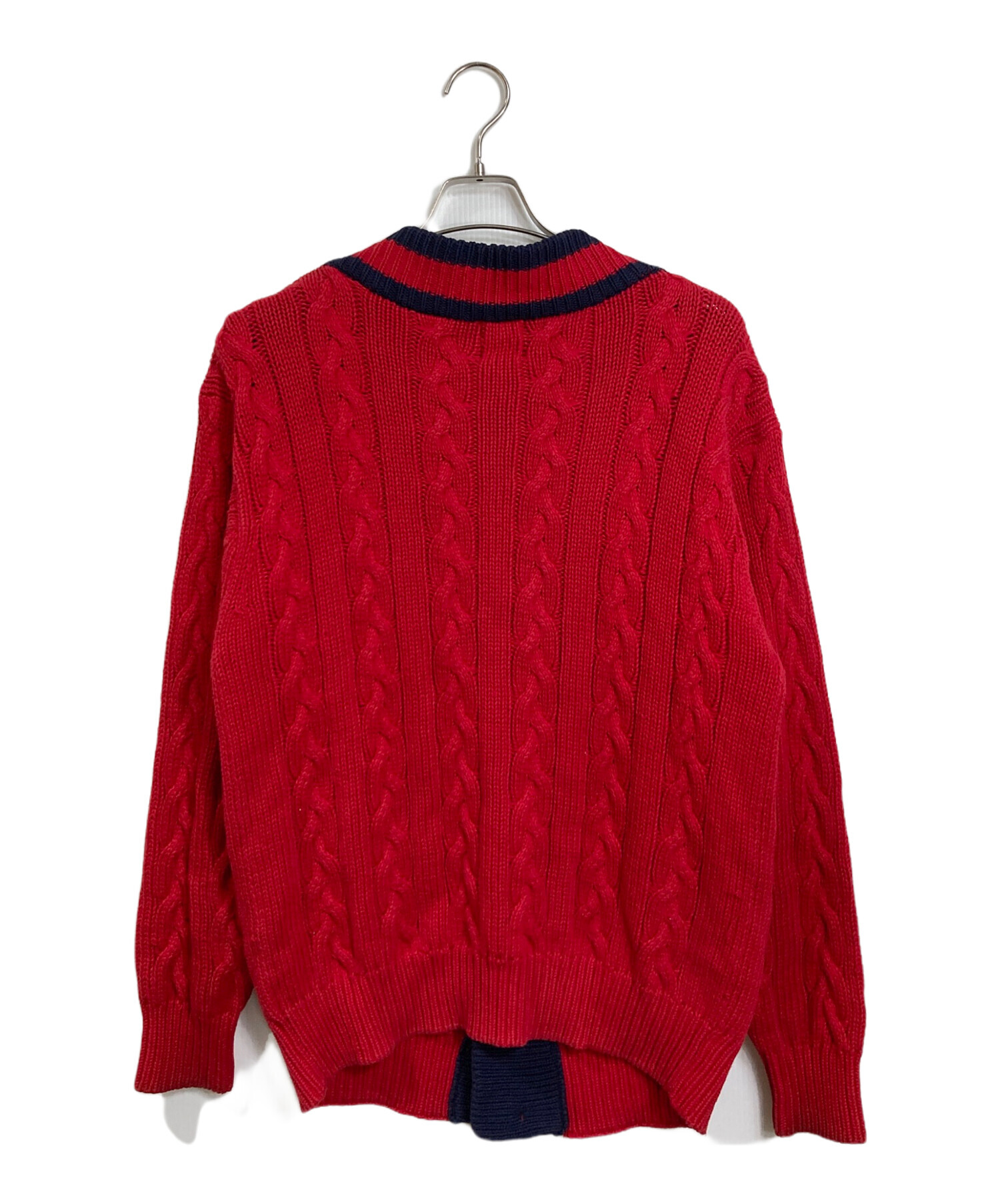 中古・古着通販】GAP (ギャップ) ニットカーディガン OLD GAP レッド