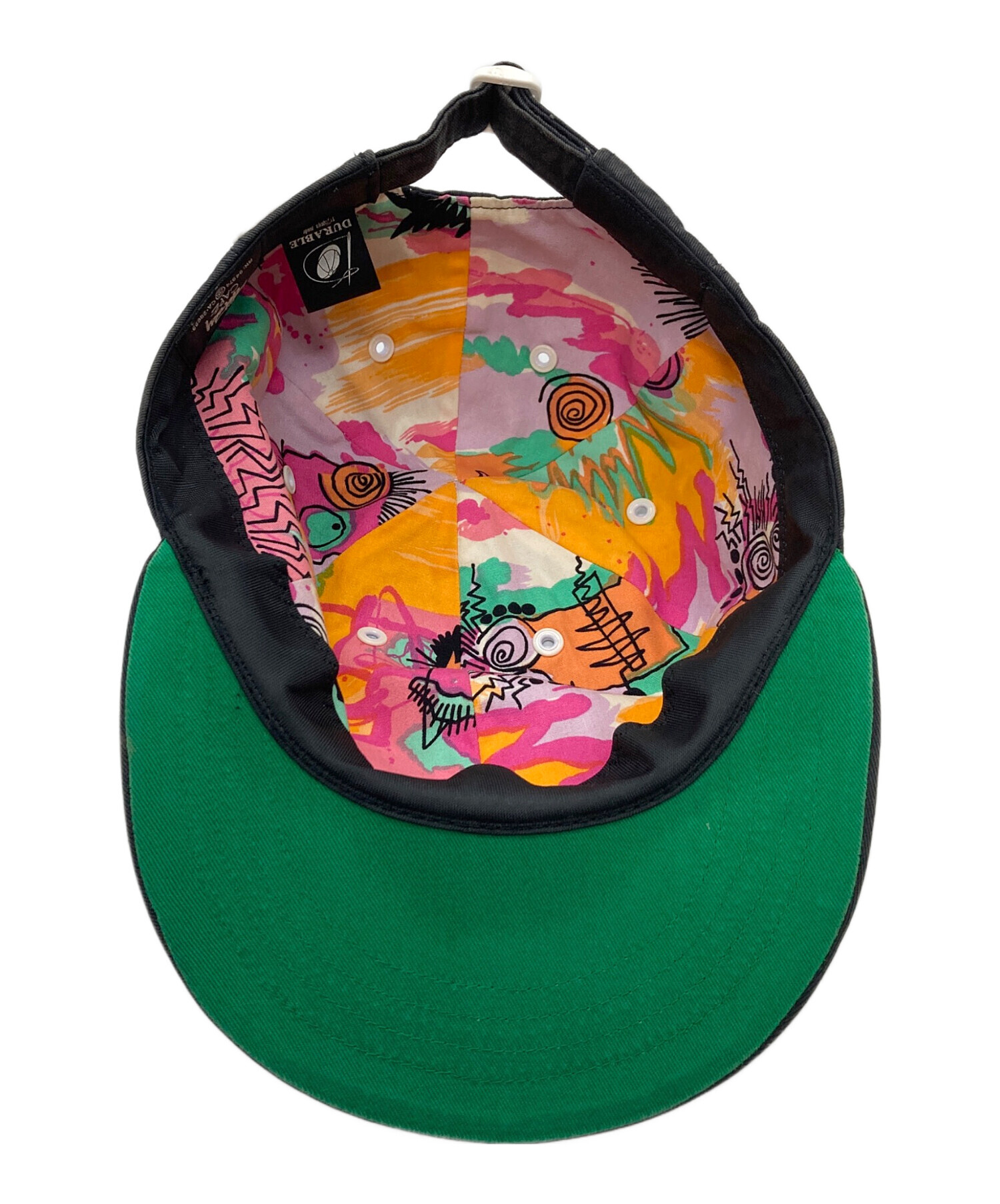 レア 00s stussy ヴィンテージ 柄 ハット キャップ 美品00s豪華刺繍 OLD STUSSY ブラックキャップ レアデザイン 黒 - メルカリ