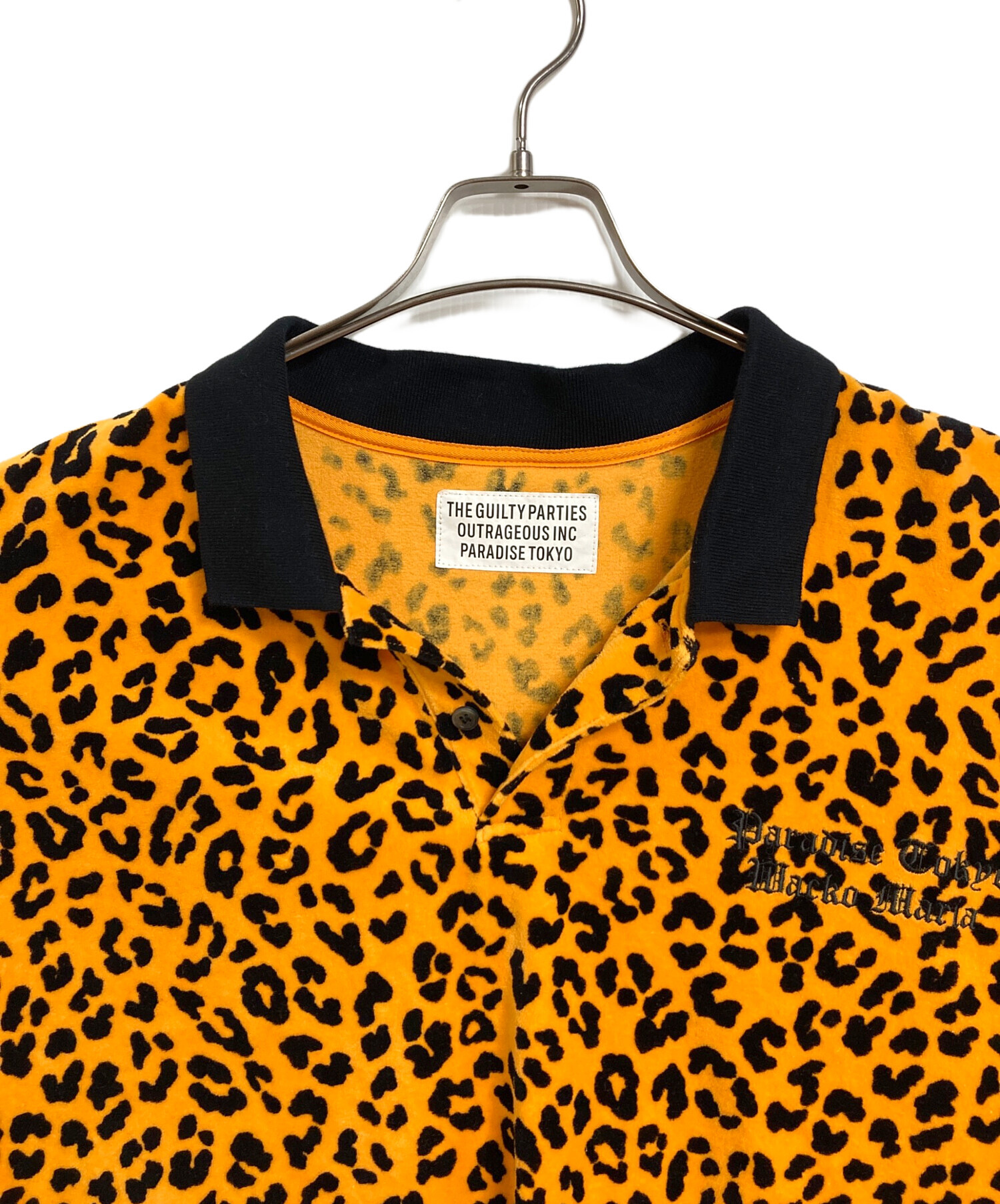 中古・古着通販】WACKO MARIA (ワコマリア) VELOUR POLO SHIRT S/S