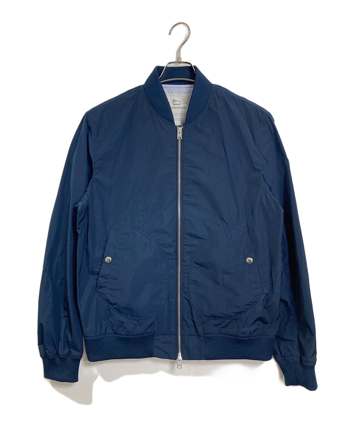 ウールリッチシティーボンバーXS（S相当）ネイビーナイロンジャケットゴアテックス 中古・古着通販】WOOLRICH (ウールリッチ) シティボンバージャケット