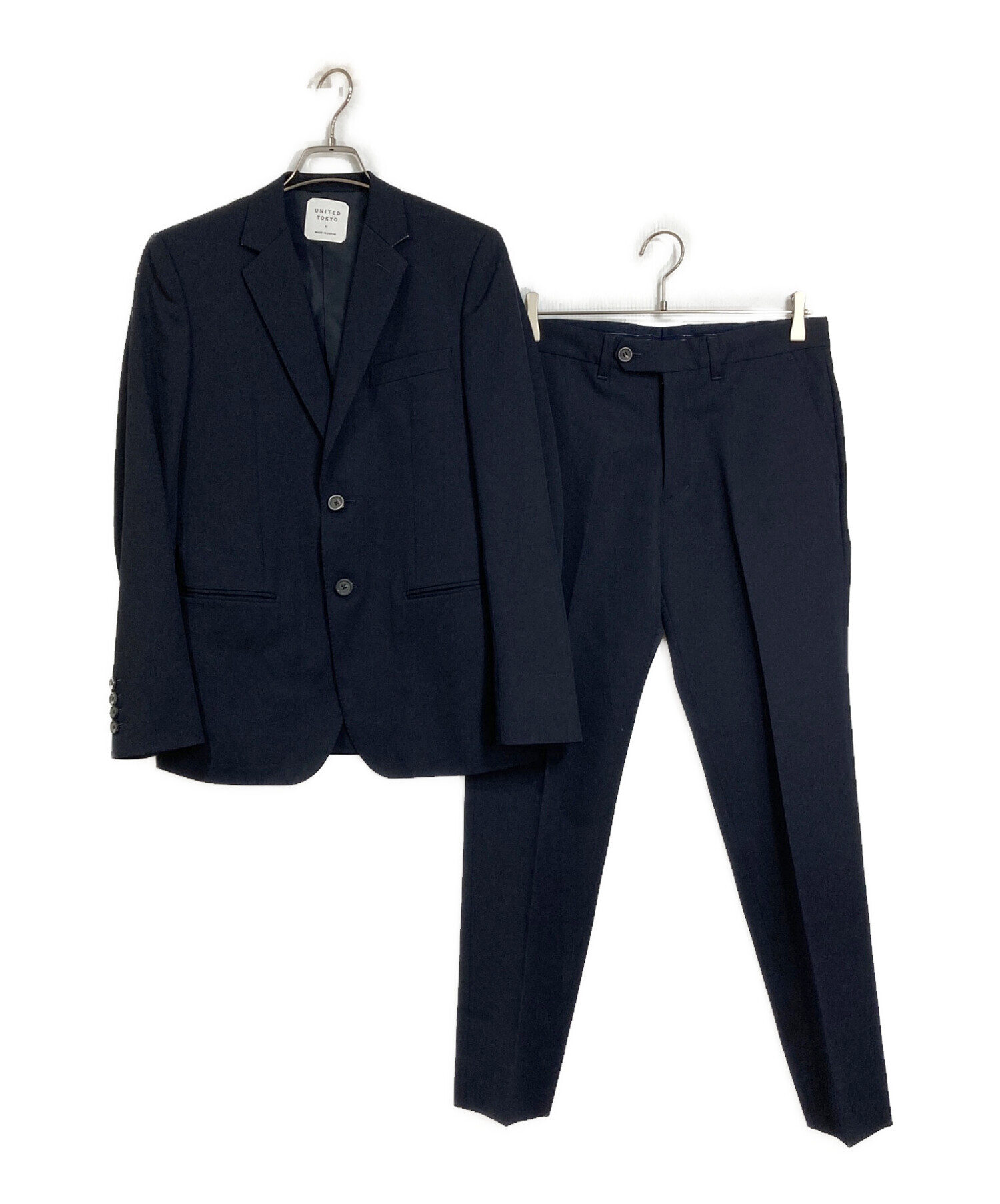 UNITED TOKYO ネイビー セットアップ 中古・古着通販】UNITED TOKYO (ユナイテッドトーキョー) ハイカウント
