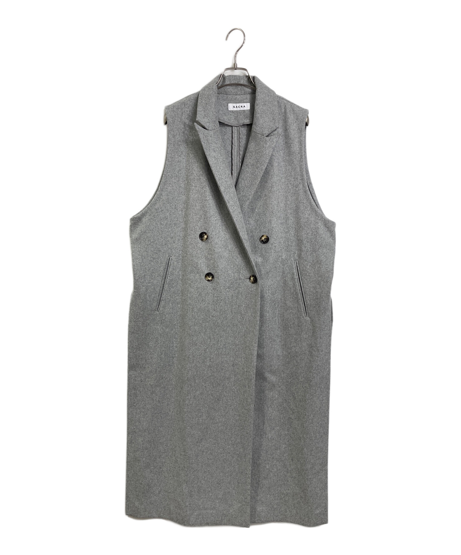 中古・古着通販】SACRA (サクラ) ライトメルトンジレ アウター ライト