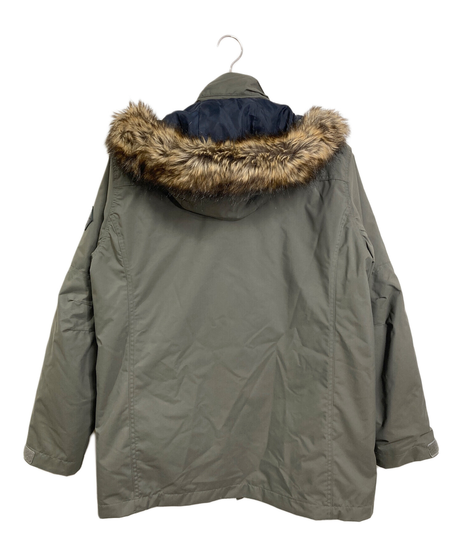 Eddie Bauer モッズコート Lサイズ オリーブグリーン 中古・古着通販】Eddie Bauer (エディーバウアー) ライナー付 中綿