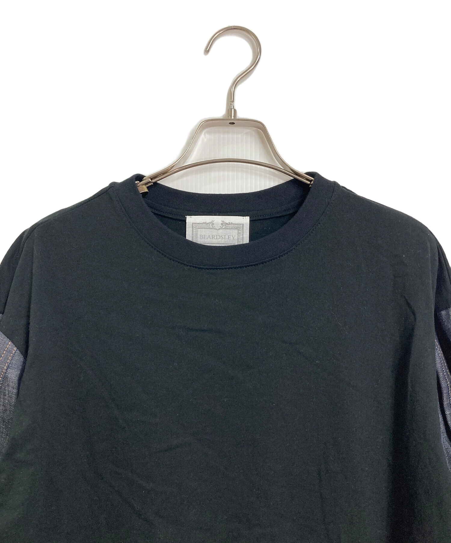 中古・古着通販】BEARDSLEY (ビアズリー) 袖デニムTee インディゴ