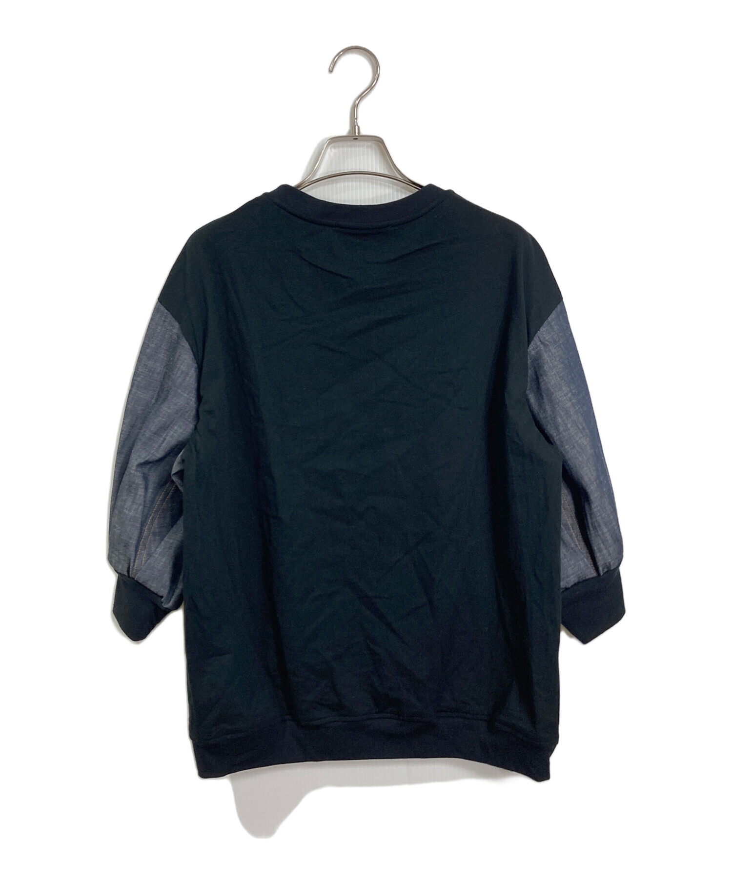 中古・古着通販】BEARDSLEY (ビアズリー) 袖デニムTee インディゴ