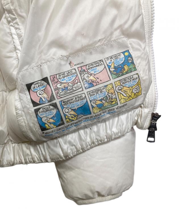Moncler ホワイトダウンジャケット　トリコロール 中古・古着通販】MONCLER (モンクレール) WILLM GIUBBOTTO ダウン
