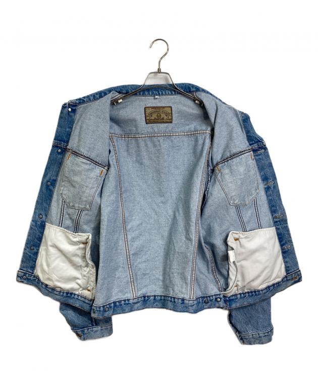 アルマーニ　アルマーニジーンズ　ライトブルーデニムジャケット ヴィンテージ 中古・古着通販】ARMANI JEANS (アルマーニジーンズ) 【古着】90'S