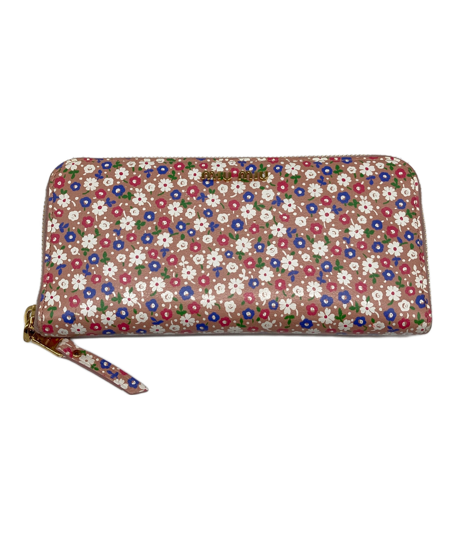 中古・古着通販】MIU MIU (ミュウミュウ) ラウンドファスナー長財布