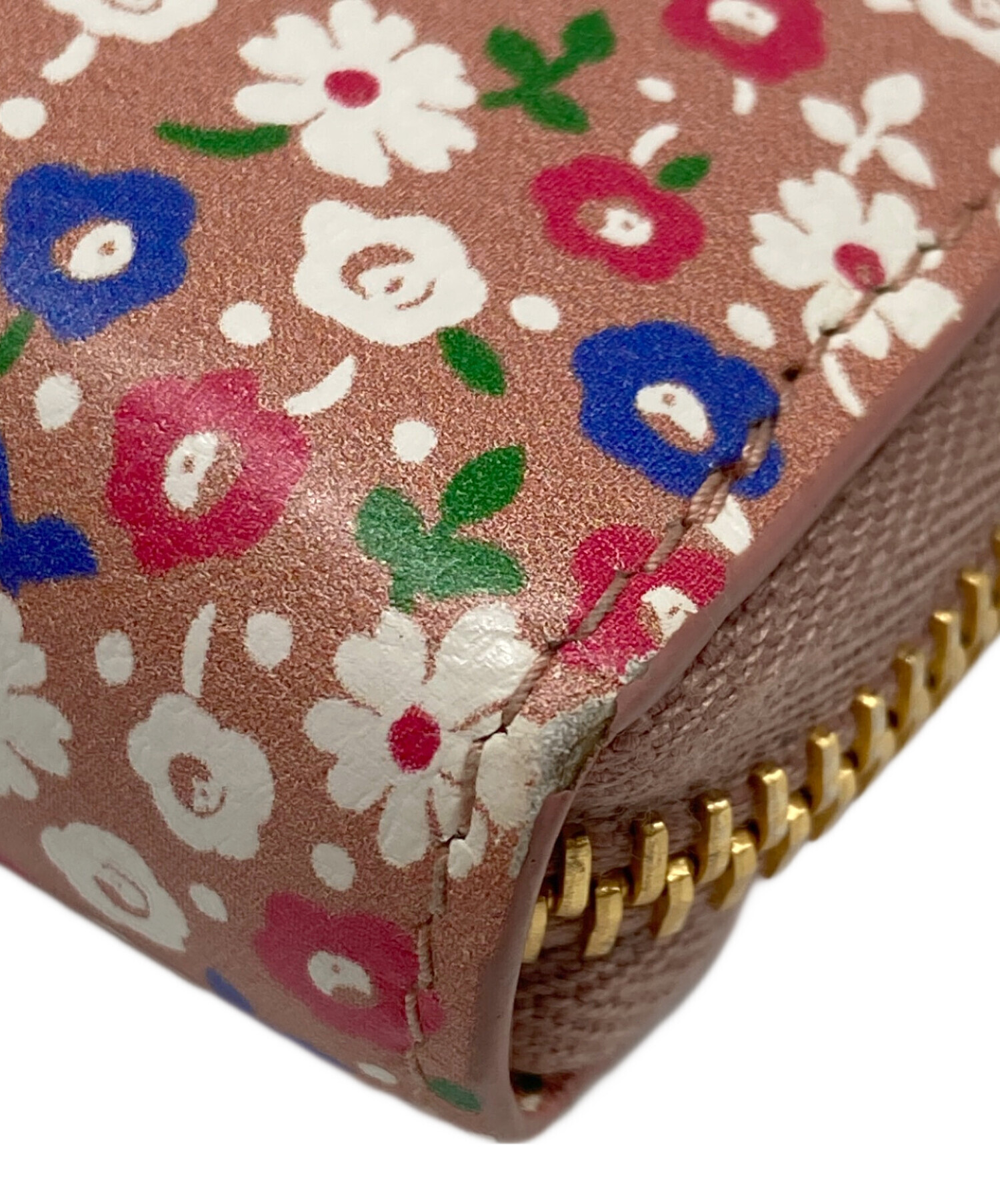 中古・古着通販】MIU MIU (ミュウミュウ) ラウンドファスナー長財布 