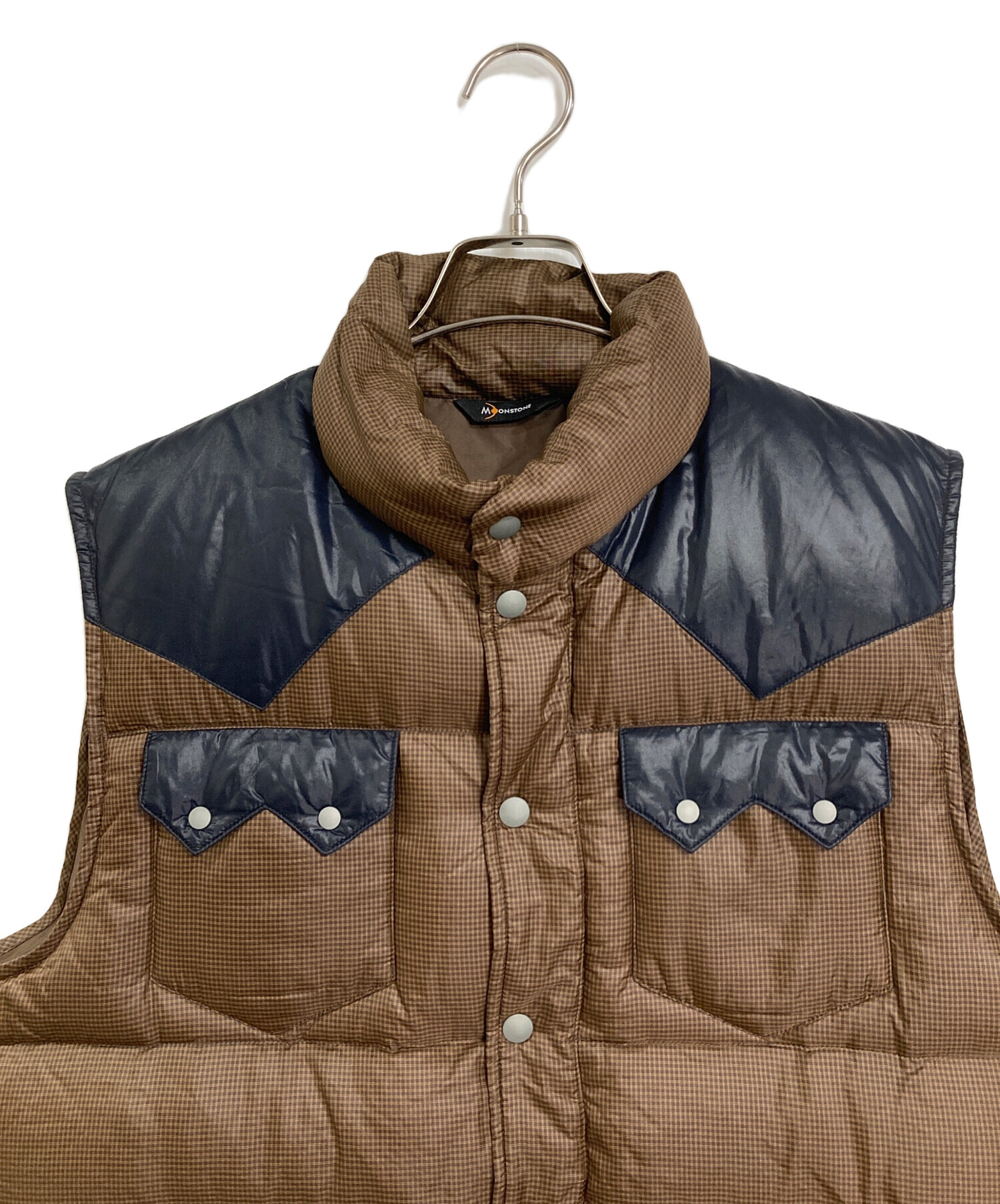 中古・古着通販】MOONSTONE (ムーンストーン) ヨークダウンベスト