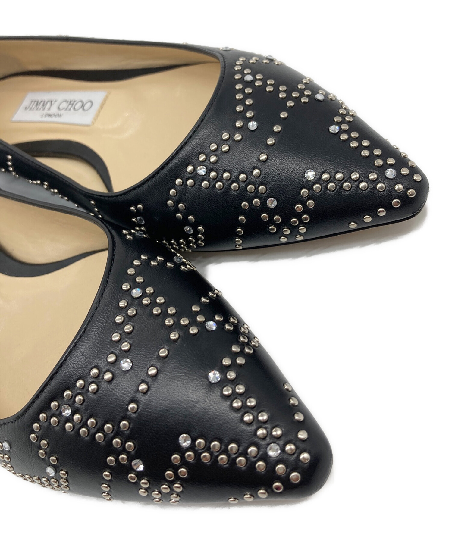 中古・古着通販】JIMMY CHOO (ジミーチュウ) ROMY FLAT スタッズ