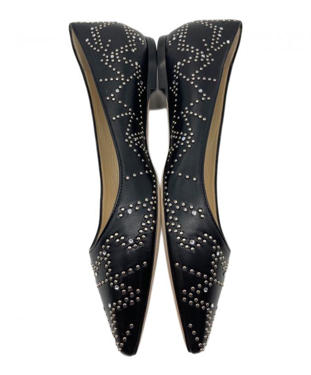 中古・古着通販】JIMMY CHOO (ジミーチュウ) ROMY FLAT スタッズ