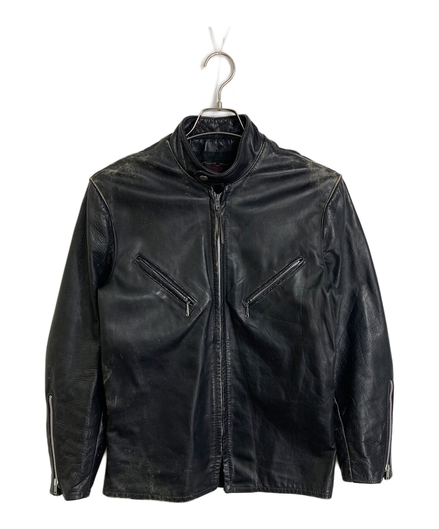 60s KEHOE 逆ハ ビンテージ ライダース ジャケット レザー 中古・古着通販】KEHOE (キーホー) 【古着】シングルライダース