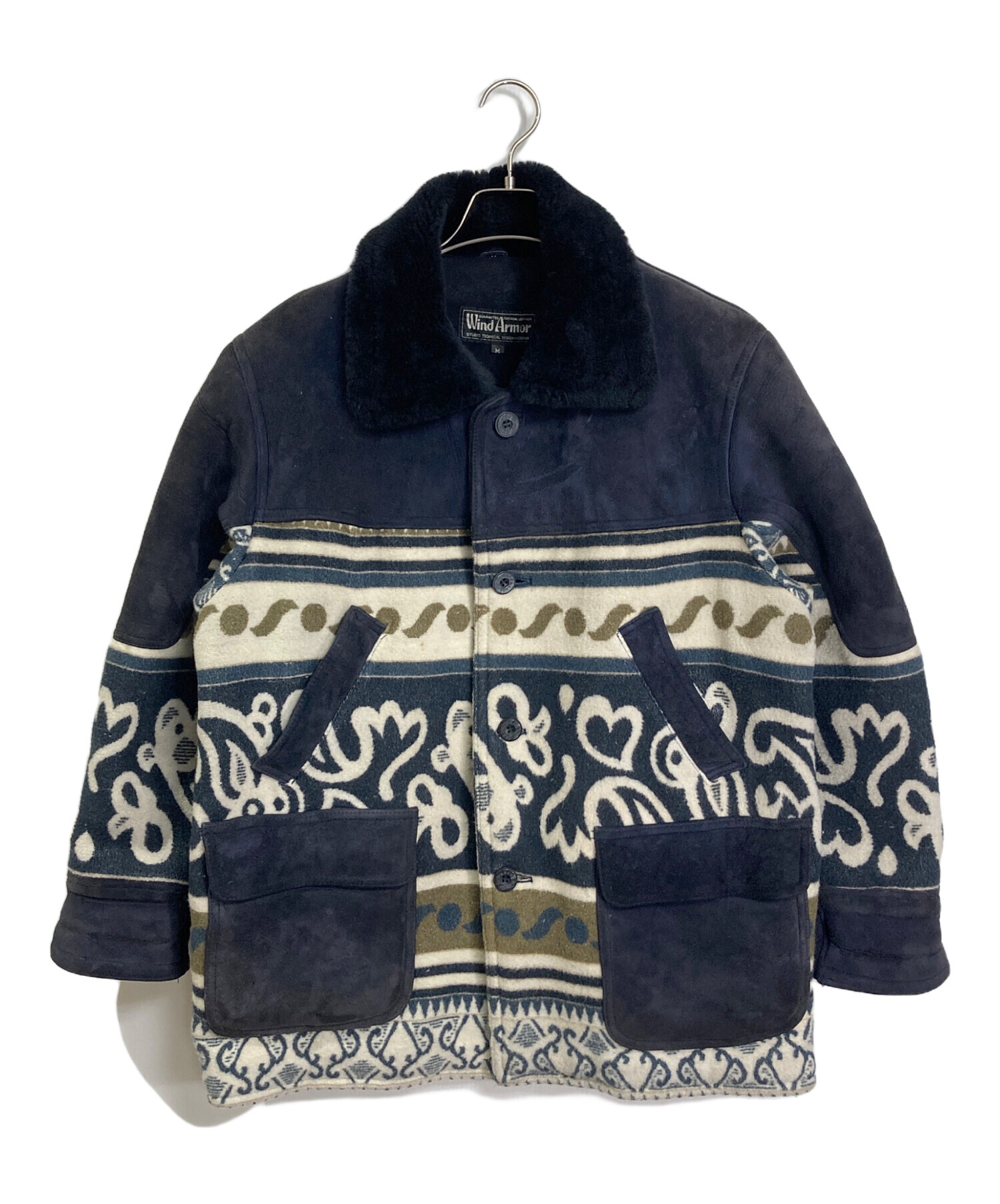 A/W Wind Armor ウィンドアーマー ムートンジャケット LL 中古・古着通販】Wind Armor (ウィンドアーマー) ムートンジャケット