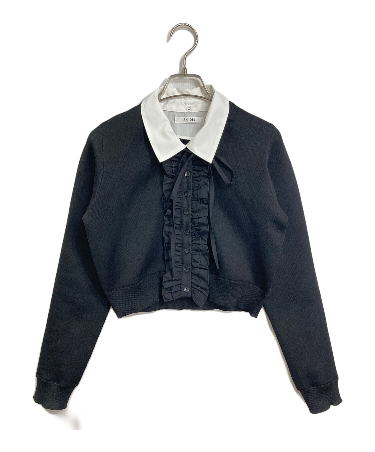 中古・古着通販】Snidel (スナイデル) 26SS フリルニットカーディガン