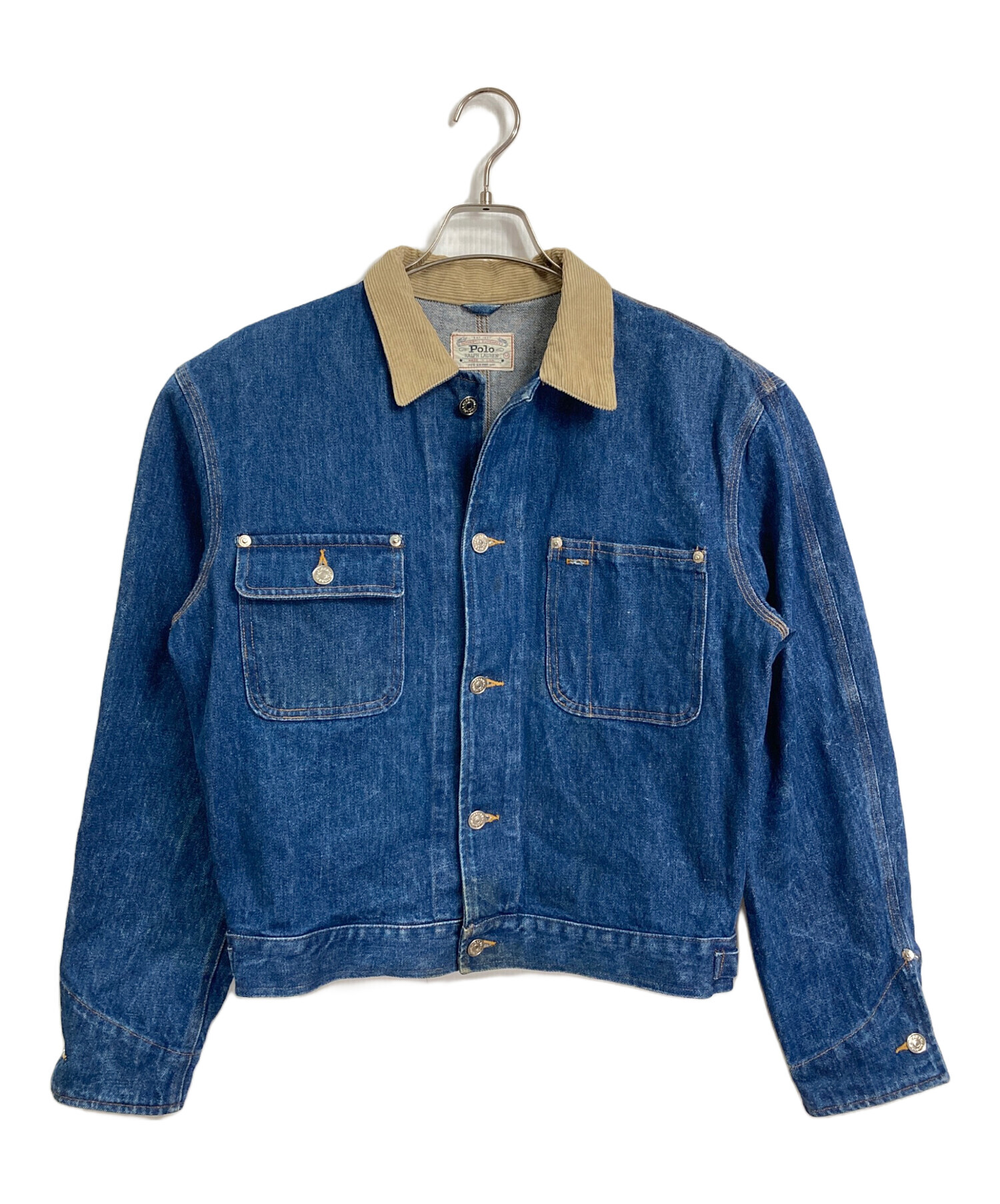 Polo Ralph Lauren デニムカバーオール　USA製　ビンテージ 中古・古着通販】POLO RALPH LAUREN (ポロ・ラルフローレン) 【古着