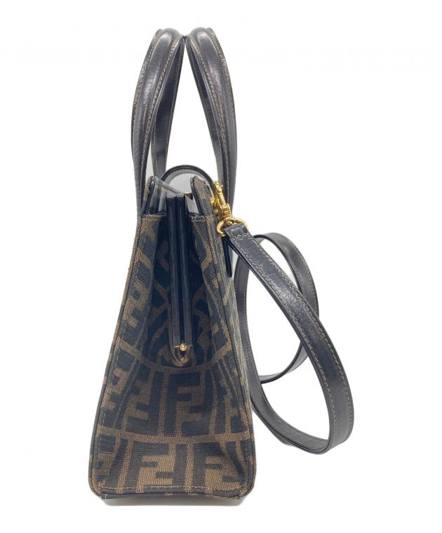 【FENDI】ビジネスバッグ　ハンドバッグ　ズッカ柄　ジャガード FENDI】ビジネスバッグ ハンドバッグ ズッカ柄 ジャガード 【公式通販】